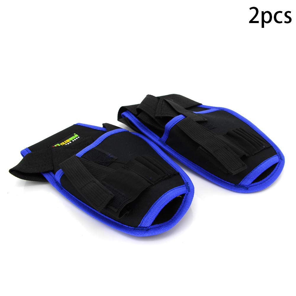 Utoolmart Professional Heavy Duty Oxford Canvas Tool Pouch - Adjustable Waterproof Work Belt with Multiple Pockets (2-Pack) - Ideal for Construction, Carpentry & DIY Projects