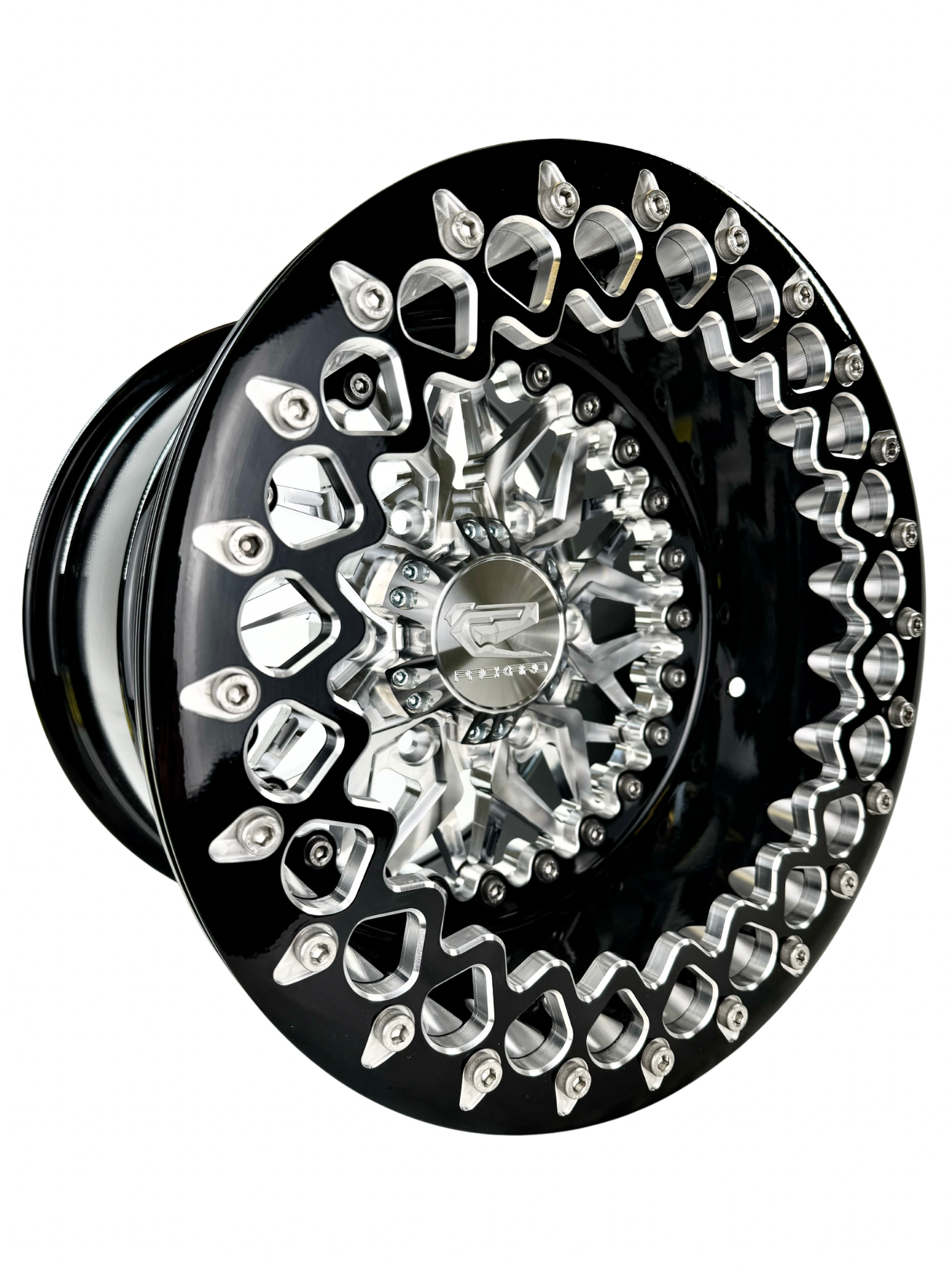 Impact FF Forged Beadlock Wheels - Silver Maverick R 6x139.7 - Premium Off-Road Rims for Ford F-150, Tacoma & Jeep Wrangler - Ideal for Trail Riding & Truck Customization