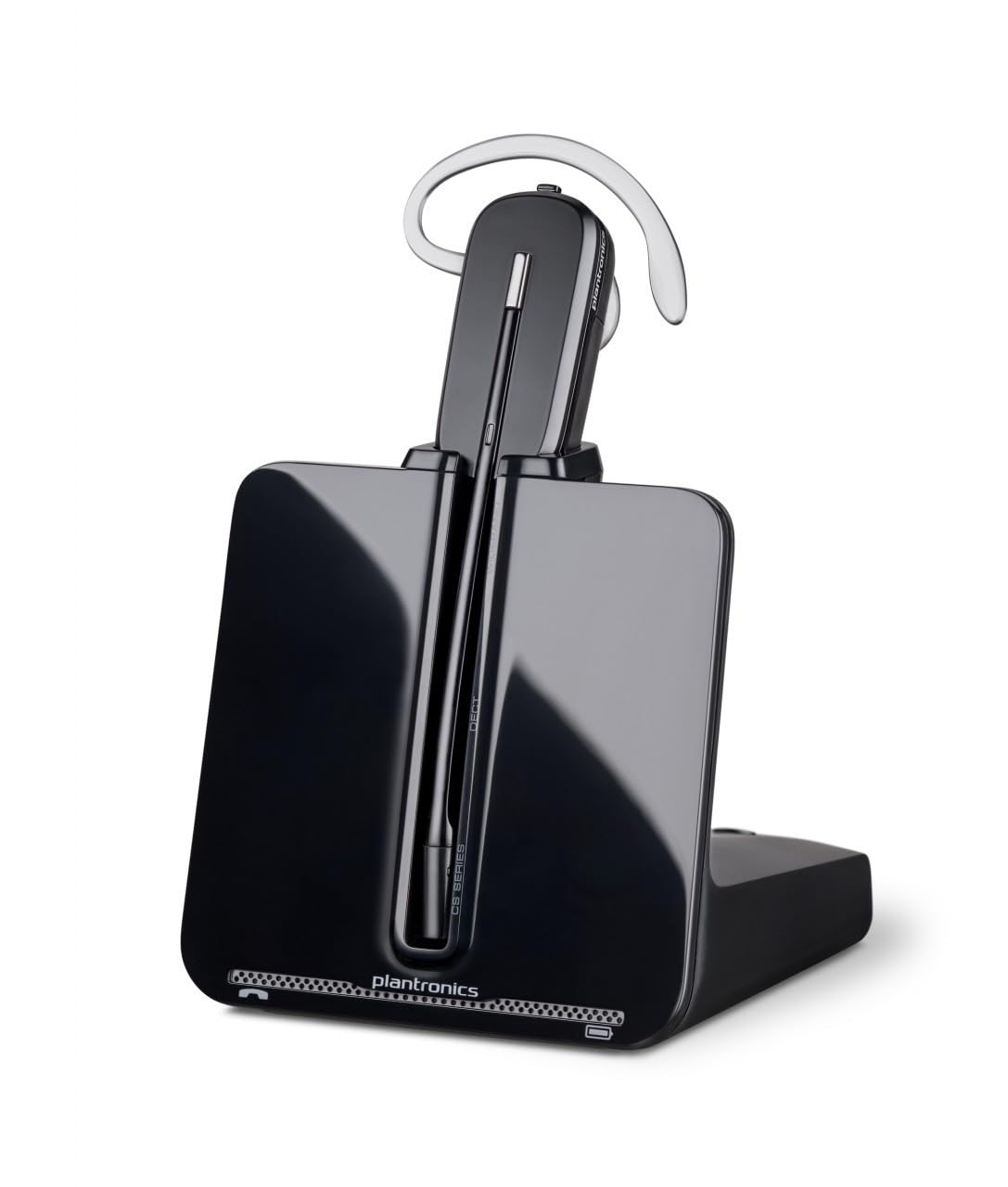 Poly CS540 Monaural Convertible Wireless Headset - Lightweight Bluetooth Headset with Noise Canceling Mic for Office, Call Center & Remote Work (Black)