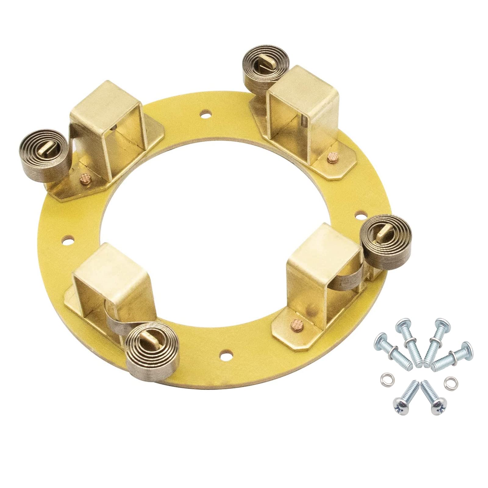 Drive-Up ADC Motor Brush Plate Assembly with Springs - Compatible with Club Car Electric Golf Cart 1021861-01 & EZGO Electric Golf Cart 73120-G15 - Perfect for Golf Cart Motor Maintenance & Repair