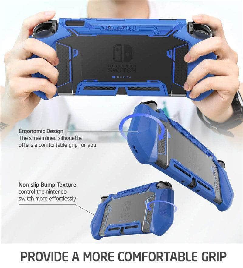 Original Nintendo Switch MUMBA Blade Grip Protective Cover - Ergonomic Controller Case for Comfortable Gaming - Perfect for Travel, Home & Competitive Play