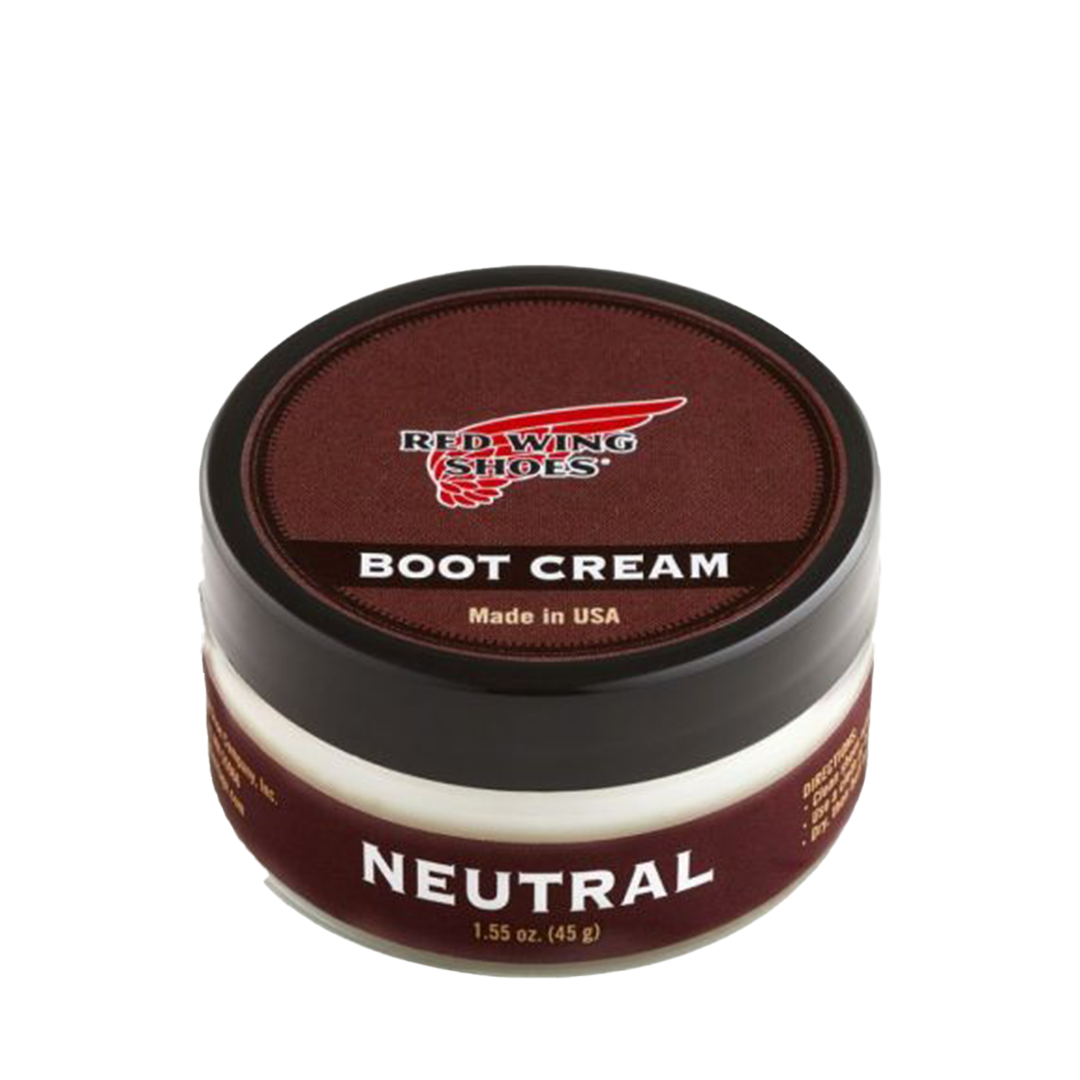 Red Wing Boot Cream Neutral - Premium Leather Conditioner & Protector for Work Boots, Shoes & Bags - Restores Shine & Prevents Cracking - Ideal for Outdoor, Work & Everyday Use