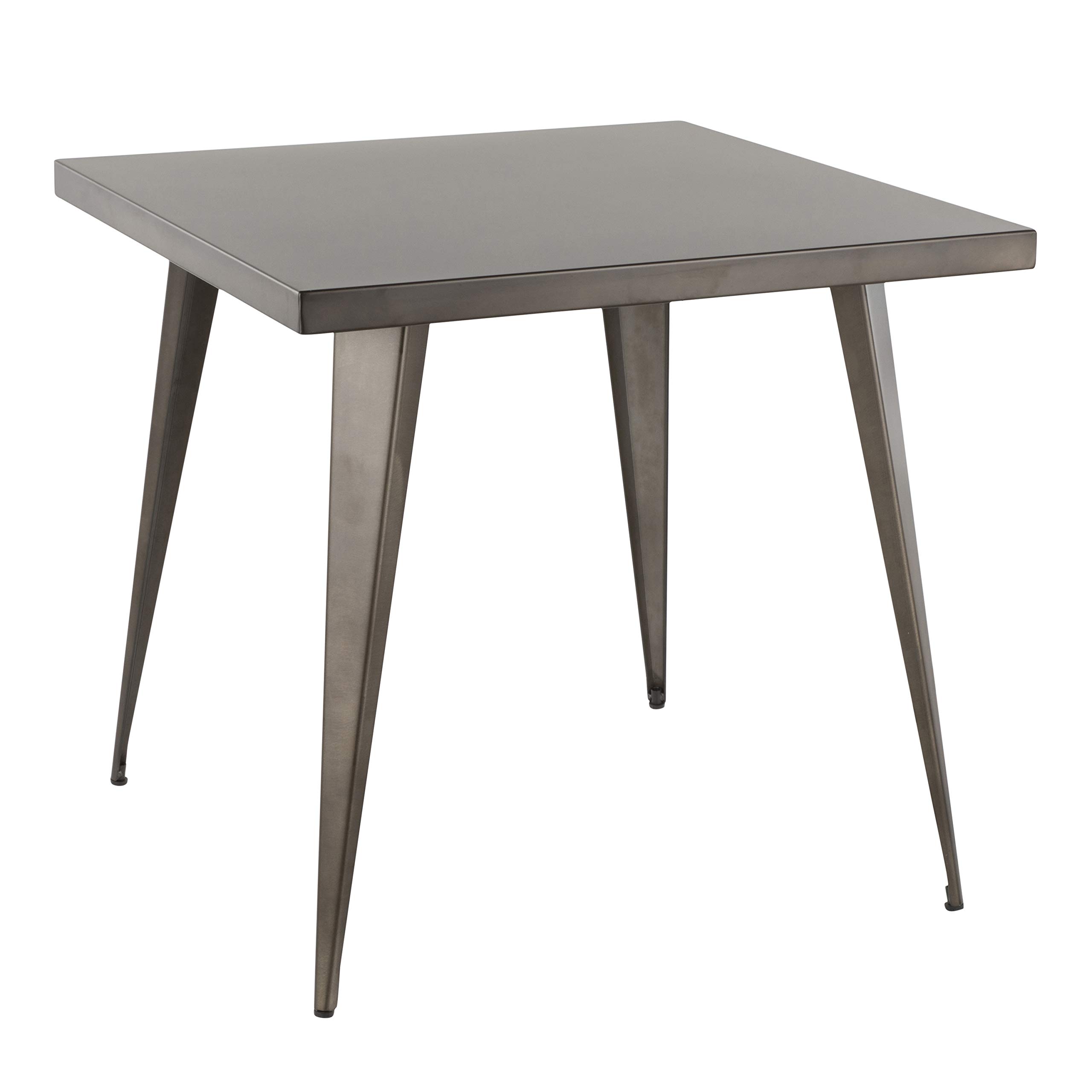 LumiSource Austin Square Dinette Table - 4-Person Small Dining Table for Kitchen, Breakfast Nook & Small Spaces | Compact & Stylish Dining Height Table for Apartments, Condos & Cozy Homes