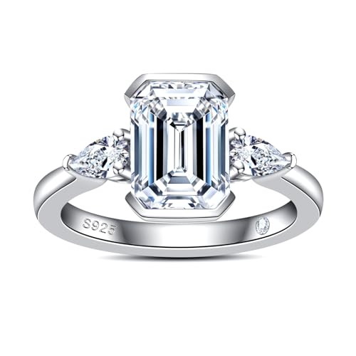 3.6cttw Emerald Cut