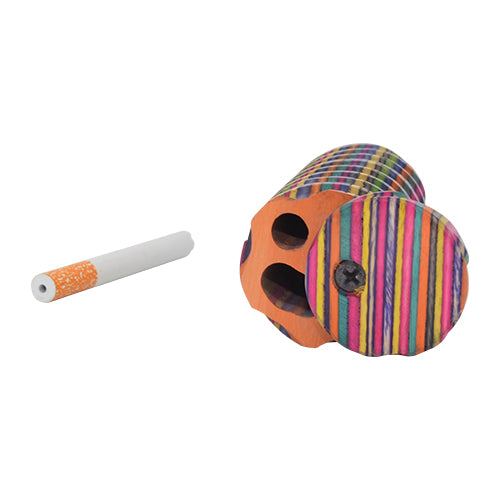 Premium Wooden Dugout with Bat Pipe - Compact & Portable One Hitter Box for Dry Herbs - Perfect for Travel, Camping, and Outdoor Adventures