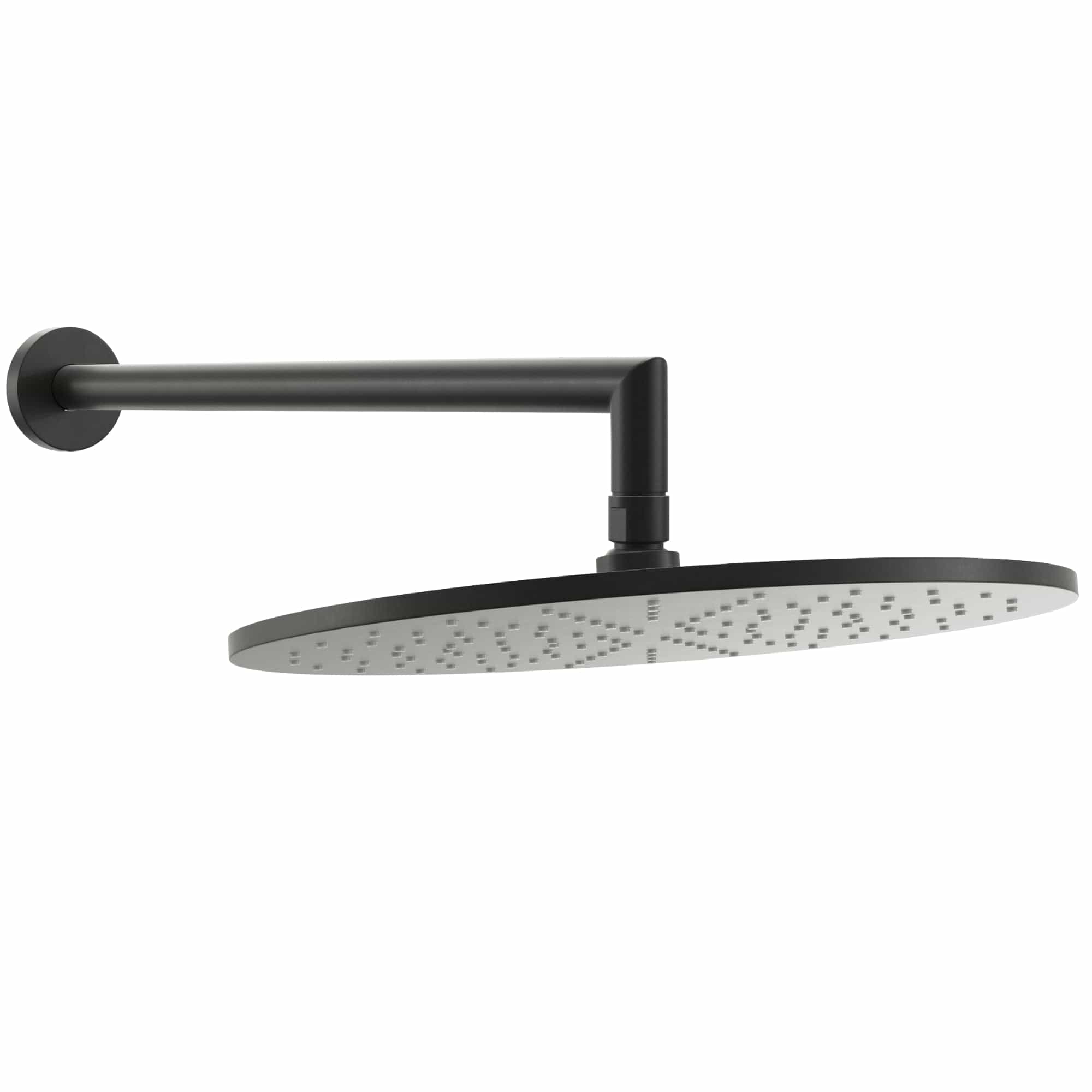 Premium 12 Inch All-Metal Rain Shower Head with Adjustable Overhead Shower Arm - 2.5 GPM Flow Rate - Luxury Bathroom Upgrade for Spa-Like Experience - Perfect for Master Bathrooms & Modern Home Renovations
