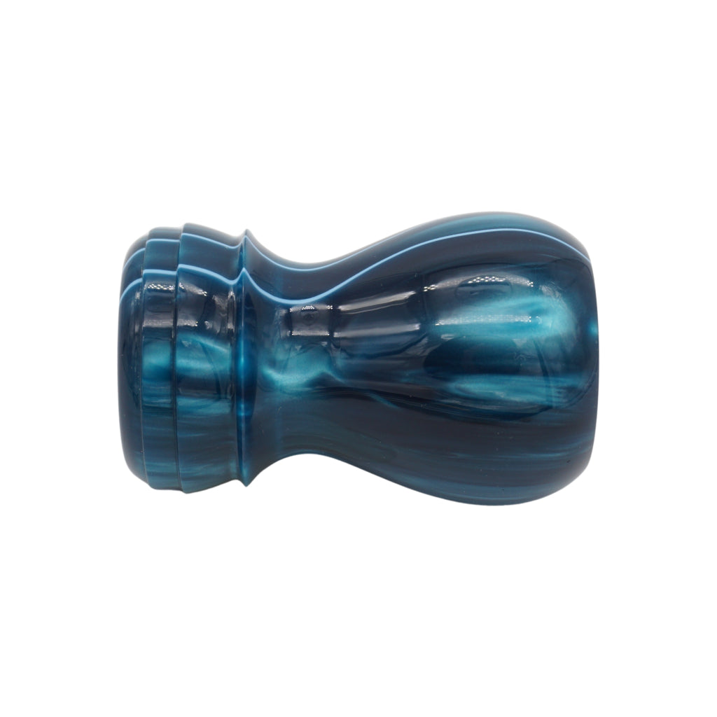 Premium Handcrafted Ocean Waves Shaving Brush Handle - Fits 24mm, 25mm, 26mm Knots - Perfect for Wet Shaving & Grooming Gifts