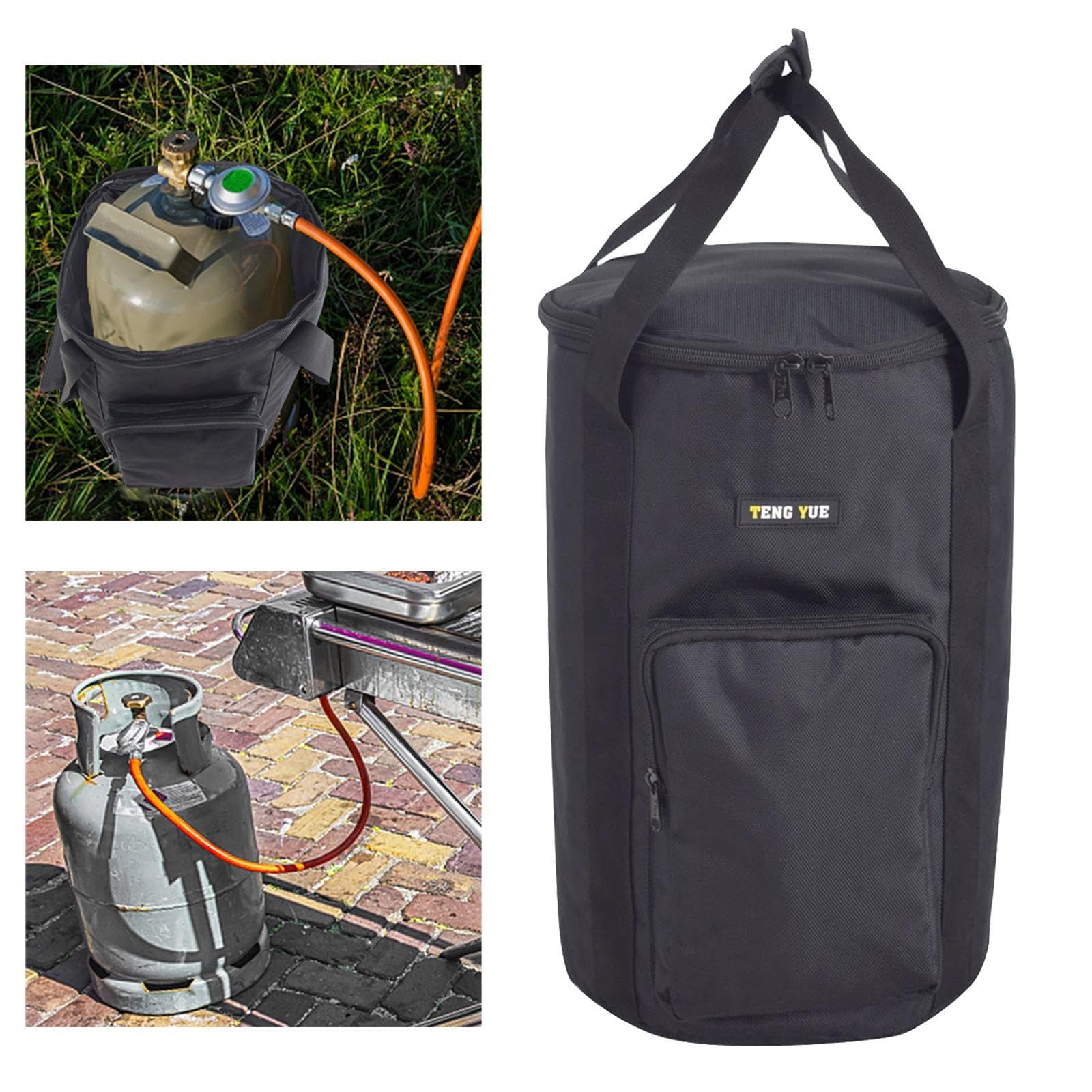 Gralara Portable Outdoor Gas Cylinder Bag for Picnics, Camping & BBQ - Durable Propane Tank Holder for Grilling, Tailgating & Backyard Parties