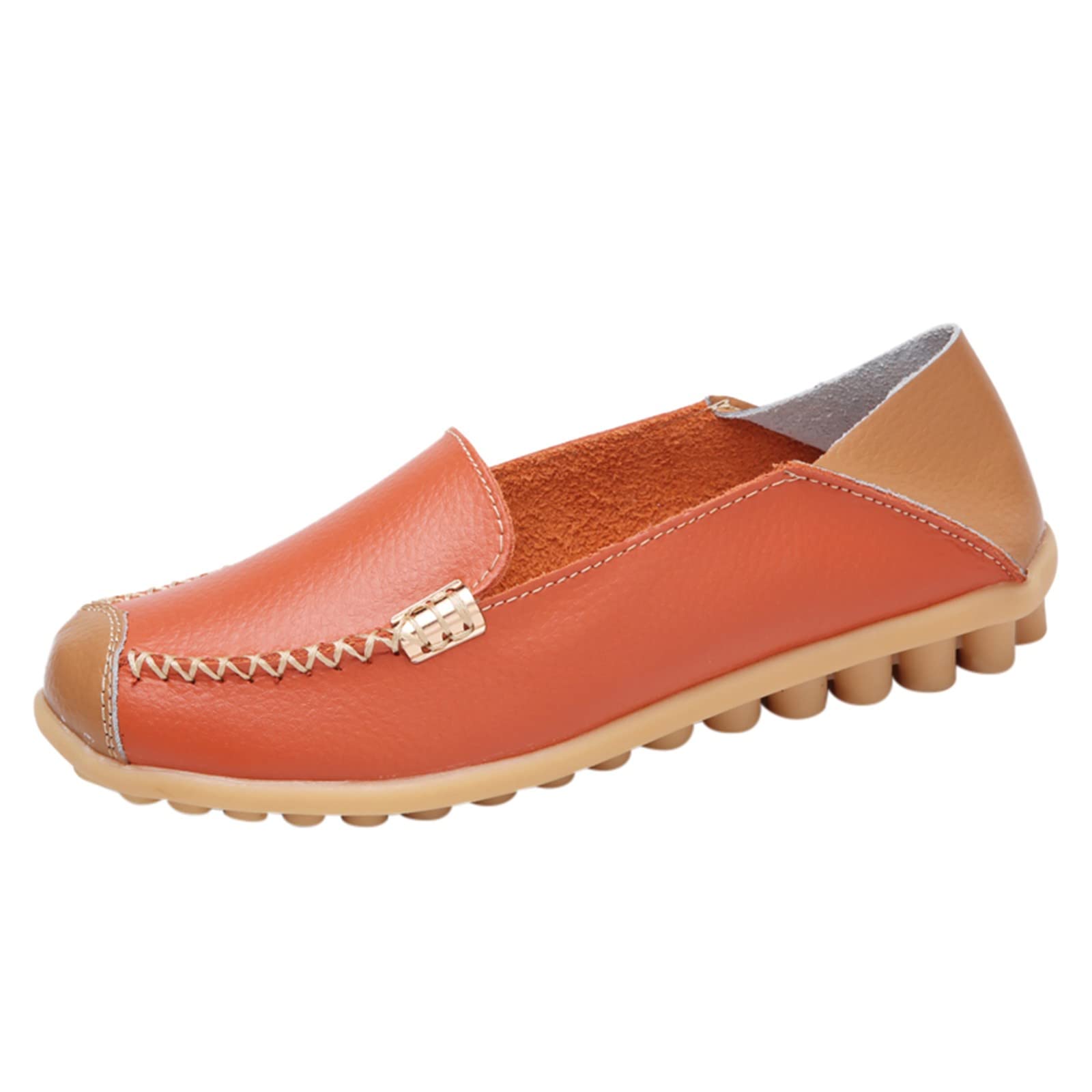 HCJYAL Women's Performance Outfits - Breathable Lace-Up Casual Flats for Women | Fashionable & Comfortable Shoes for Work, Walking & Daily Wear