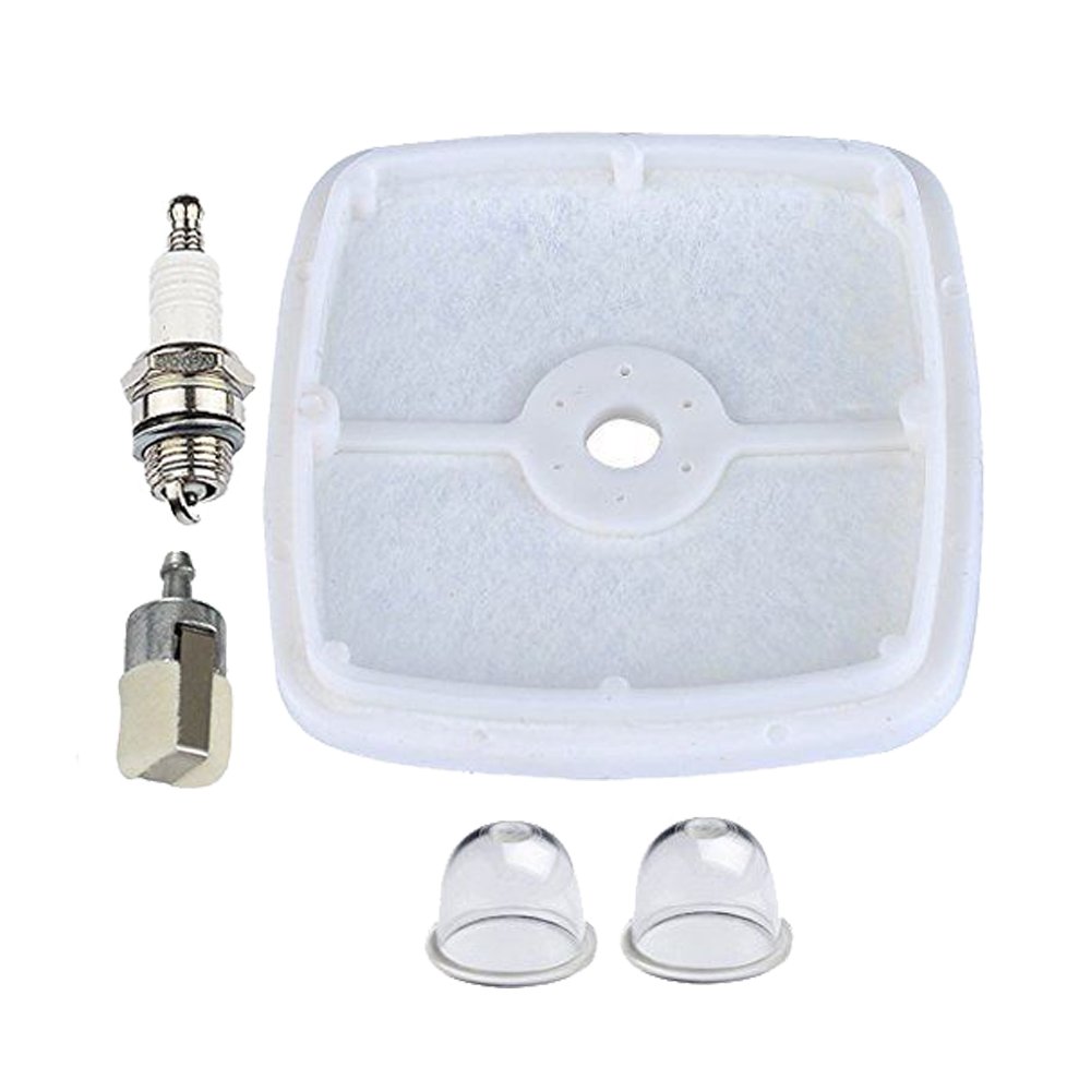 ECHO HC160 HC200 HC225 HC1600 PB250 PE230 PE231 PPF210 SRM210 SRM211 Air Filter, Primer Bulb, Fuel Filter & Spark Plug Replacement Kit – Compatible with ECHO Chainsaws & Trimmers – Ideal for Outdoor Power Equipment Maintenance & Repair