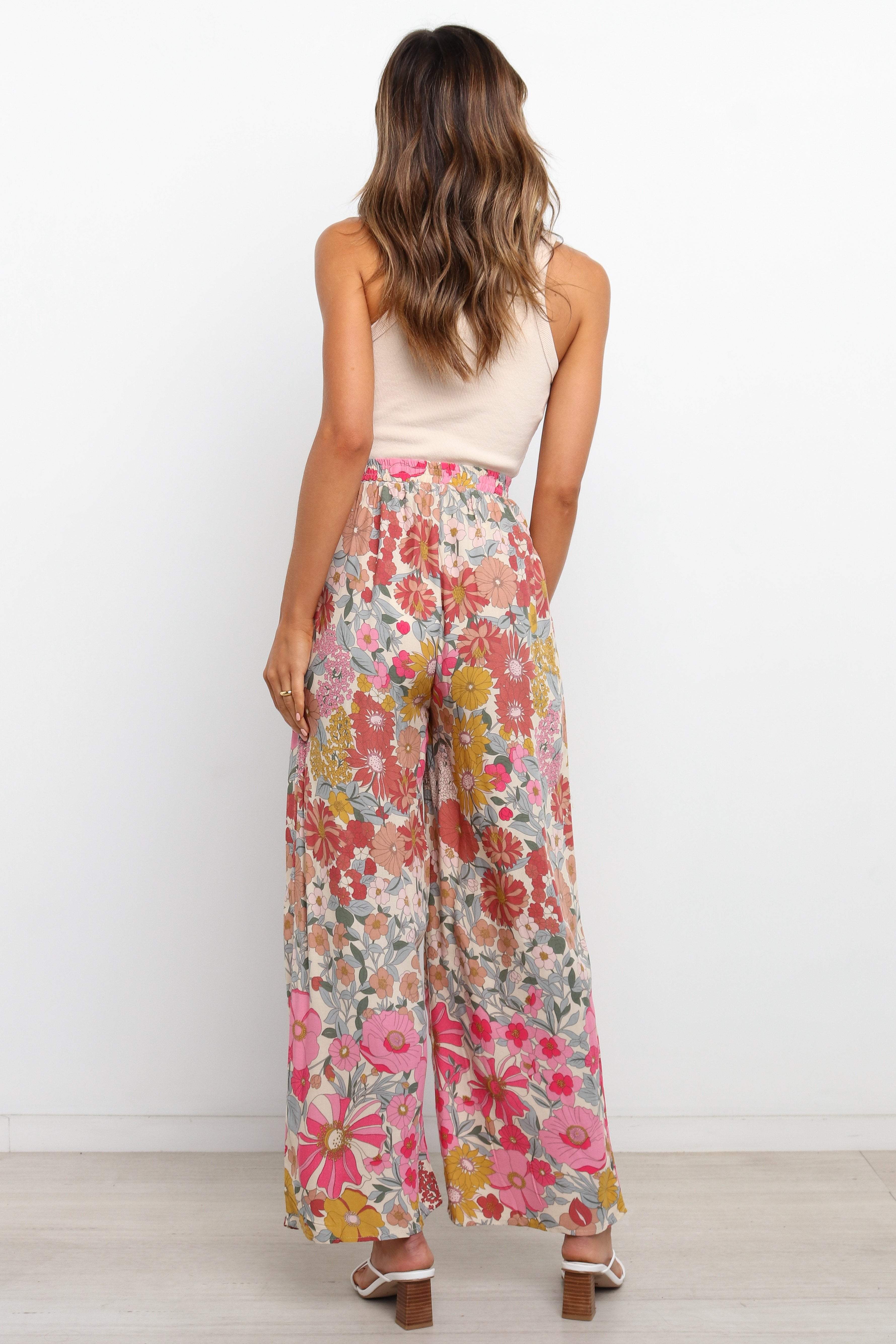 Stylish Hart Pant Floral Print Women's Pants - Perfect for Casual Wear, Office & Spring Outfits