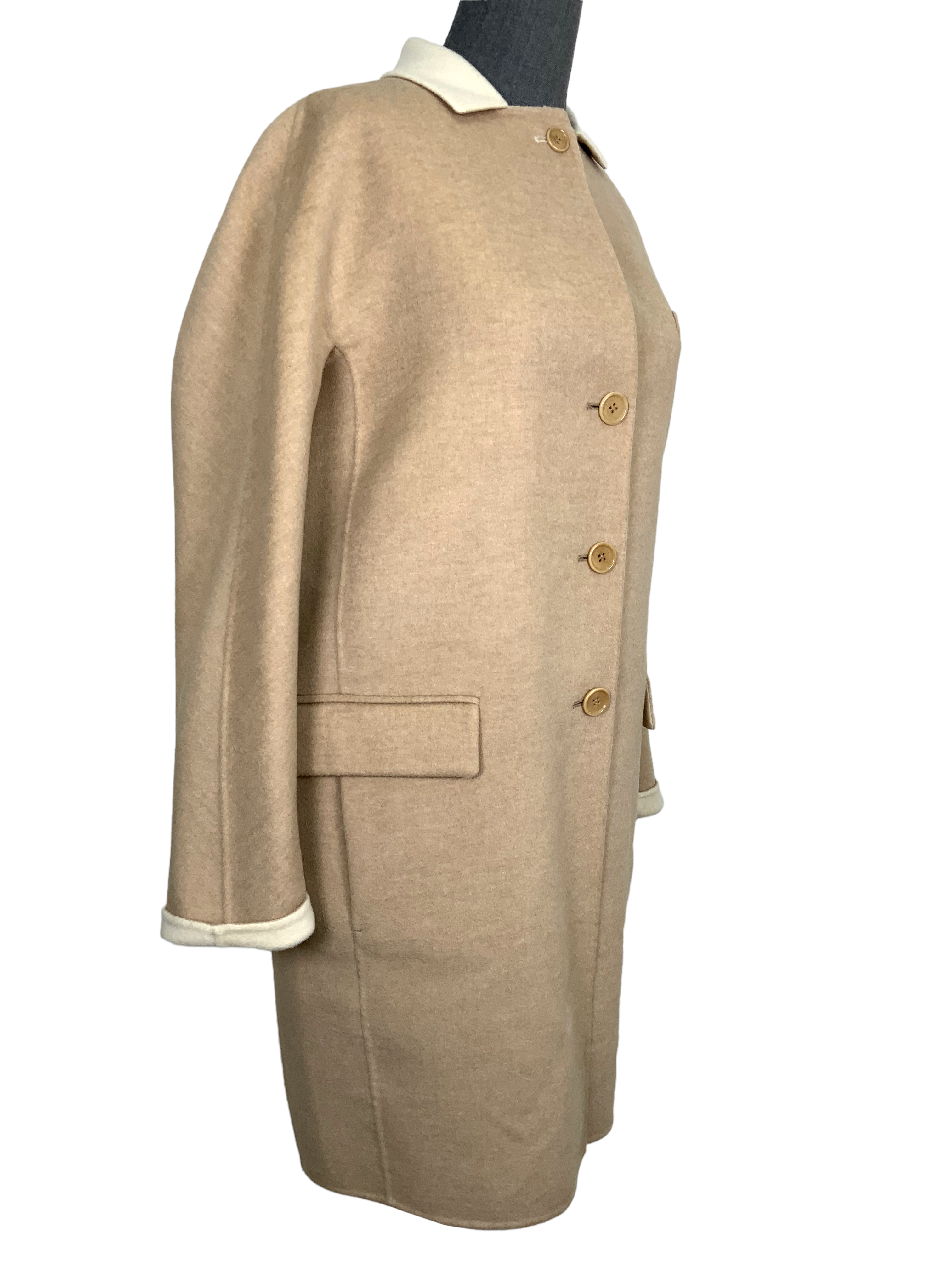LORO PIANA Duke Cashmere Duster Coat for Women - Soft Luxury Long Coat, Size S - Perfect for Fall & Winter Fashion, Office Wear & Evening Outfits