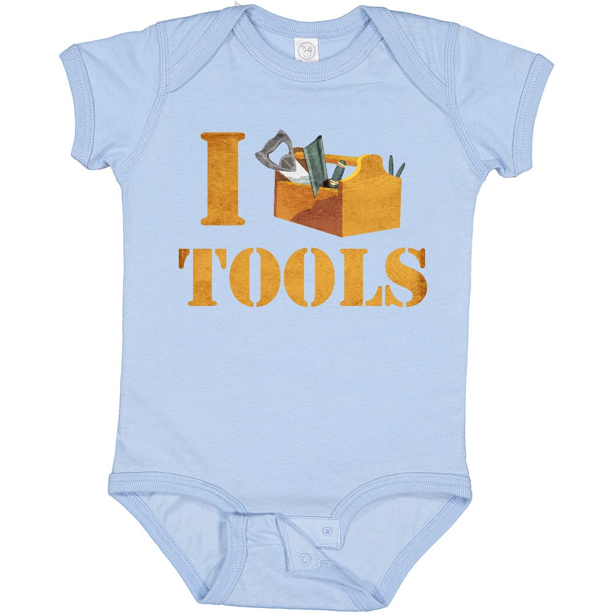 Inktastic I Love Tools Baby Bodysuit - Cute Graphic Onesie for Infants & Toddlers - Perfect for DIY Enthusiasts, Construction Theme Parties & Playdates