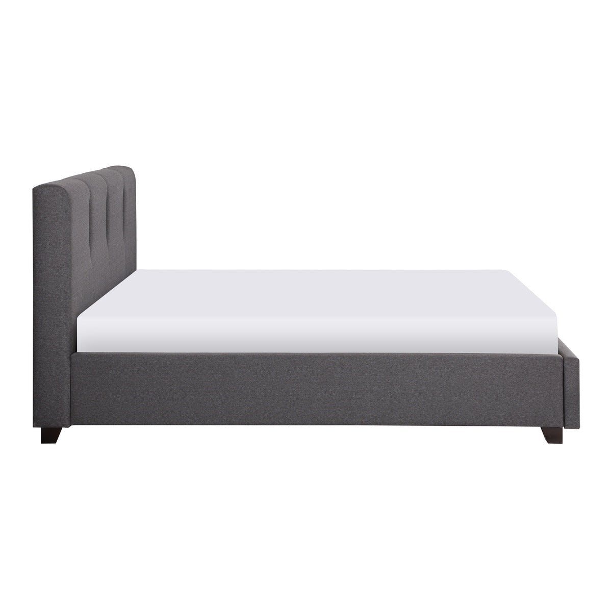 Aitana Collection Queen Size Storage Bed with Underbed Drawers - Perfect for Small Bedrooms & Guest Rooms | Space-Saving Bed Frame with Hidden Storage Compartments