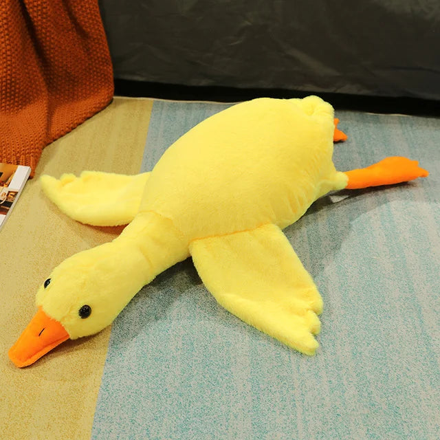50cm Mini Lying Duck Plush Toy - Kawaii Animal Goose Stuffed Pillow for Kids, Soft Cushion Mat for Girls Bedroom Decor, Birthday Gift for Children (Perfect for Nursery, Playroom & Sleep Comfort)