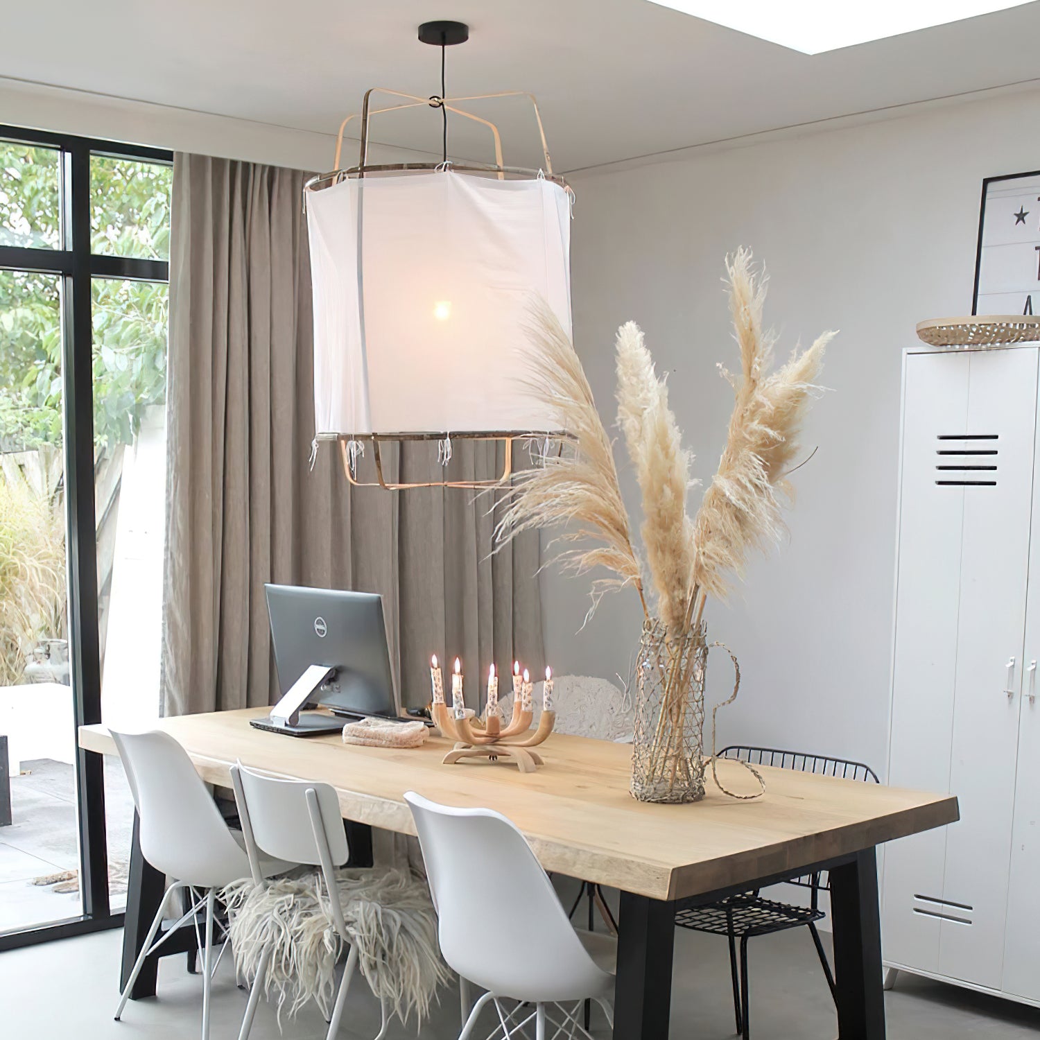Modern LED Pendant Light - Ay Illuminate Adjustable Hanging Fixture for Kitchen Island, Dining Room & Bedroom Lighting