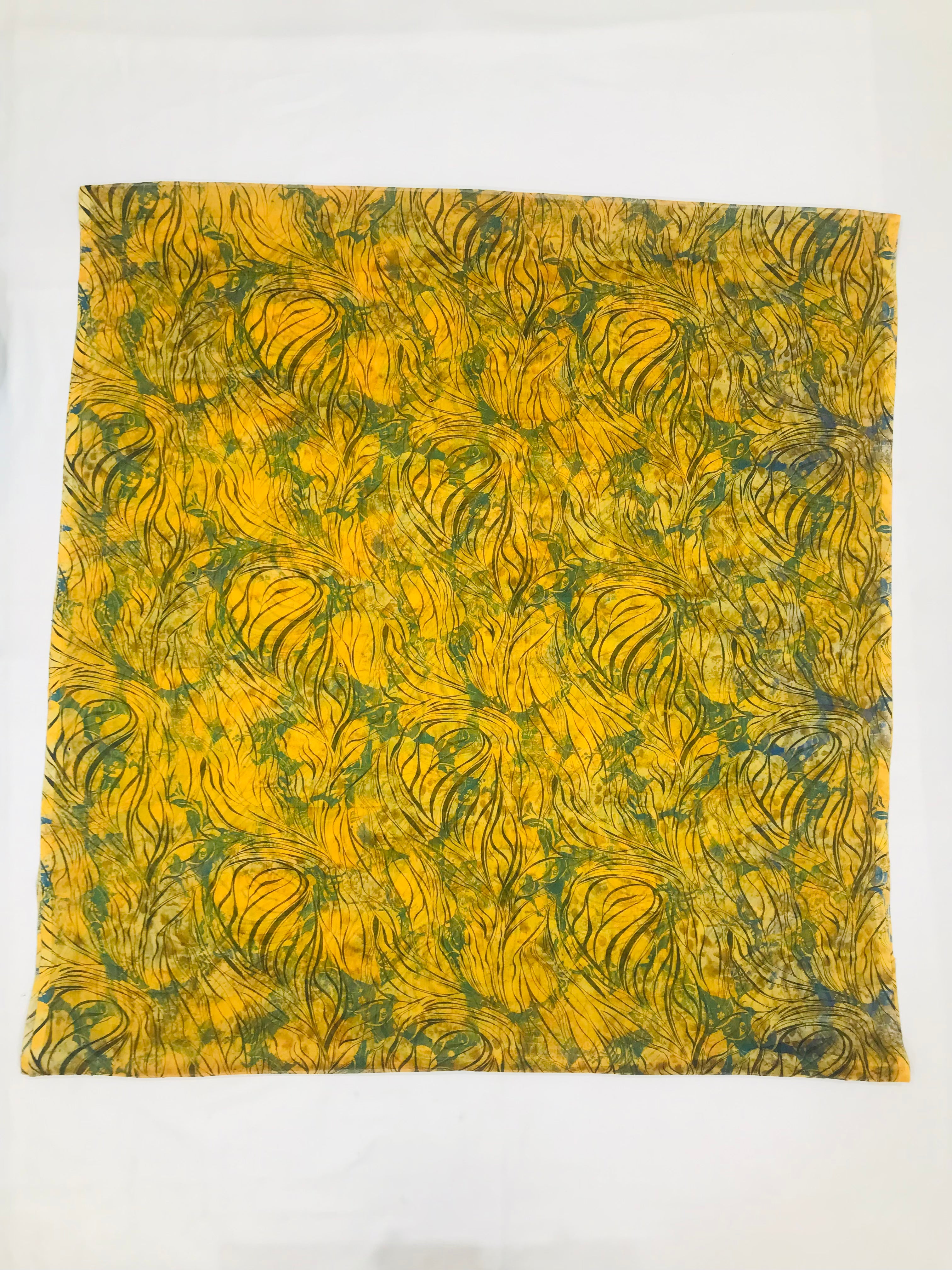 Elegant Yellow Floral Chiffon Saree for Women - Perfect for Weddings, Parties & Special Occasions