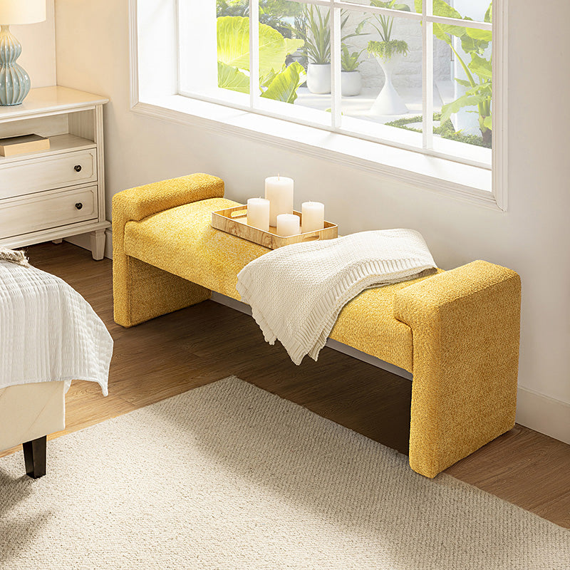 Vittoriano Upholstered Bed Foot Bench - Stylish Storage Ottoman for Bedroom, Living Room & Entryway - Perfect for Extra Seating, Shoe Storage & Home Decor