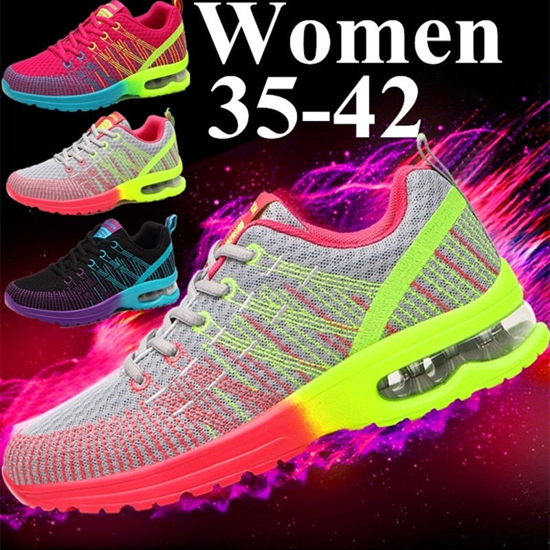 Breathable Mesh Flat Shoes for Women - Comfortable & Lightweight Casual Walking Shoes for Everyday Wear, Office, and Travel