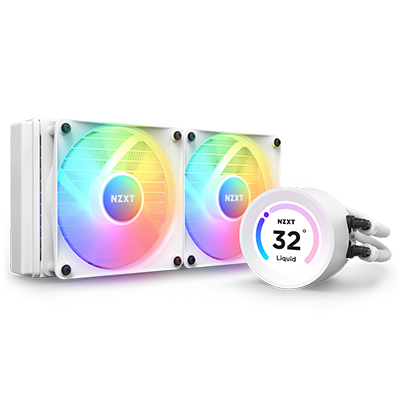 NZXT Kraken Elite 240mm All-in-One RGB Liquid CPU Cooler - White - High Performance Cooling for Gaming PCs & Workstations - Perfect for Overclocking & Silent Operation