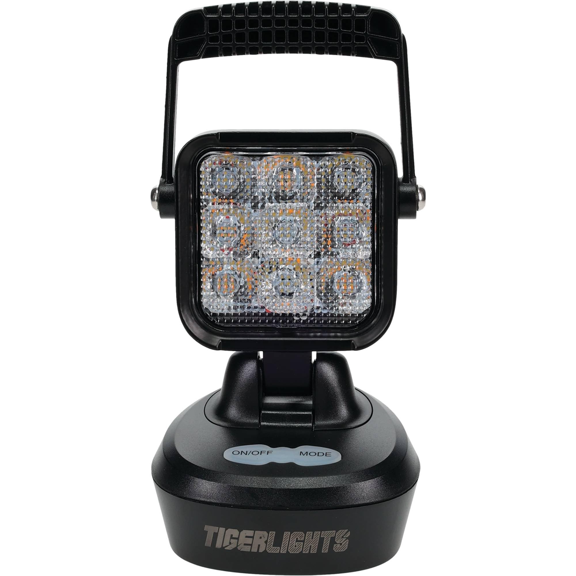 Tiger Lights TL2460 Rechargeable LED Magnetic Work Light - 1000 Lumens, 3 3/8 Inch Length, Flashing/Flood Mode for Off-Road Vehicles, Trucks, Emergency & Home Repairs - Durable Portable Lighting Solution