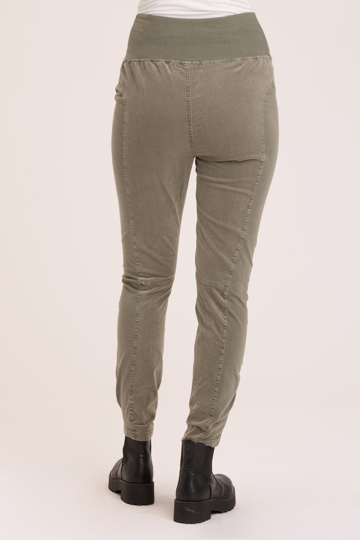 Stylish Cord Penny Leggings for Women - Comfortable & Stretchy High Waist Yoga Pants - Perfect for Workout, Lounge & Everyday Wear