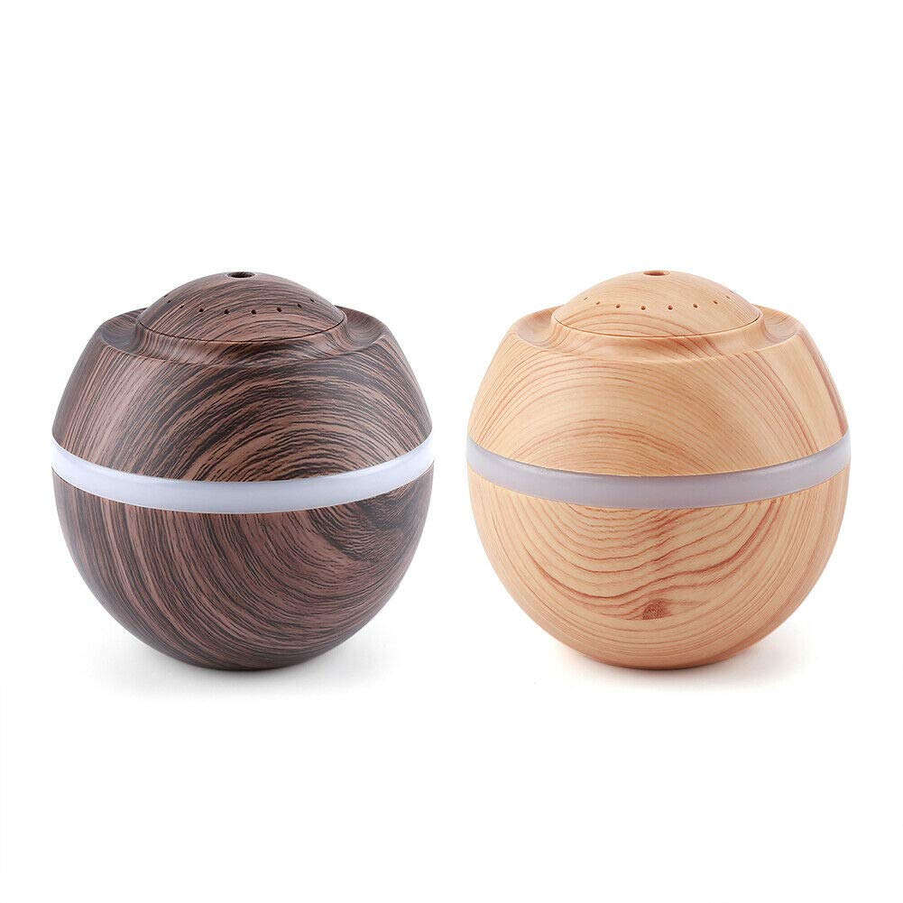 Shallow Mowen 12 Air Humidifier & Aroma Diffuser with Night Light - USB Powered Air Purifier for Bedroom, Living Room | Perfect for Relaxation, Sleep Aid & Home Aromatherapy