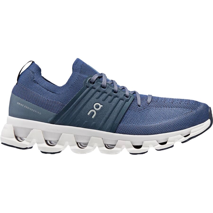 Men's On Cloudswift 3 Running Shoes - Denim/Midnight - Size 11.5 D Medium - Lightweight & Cushioned for Road Running & Jogging