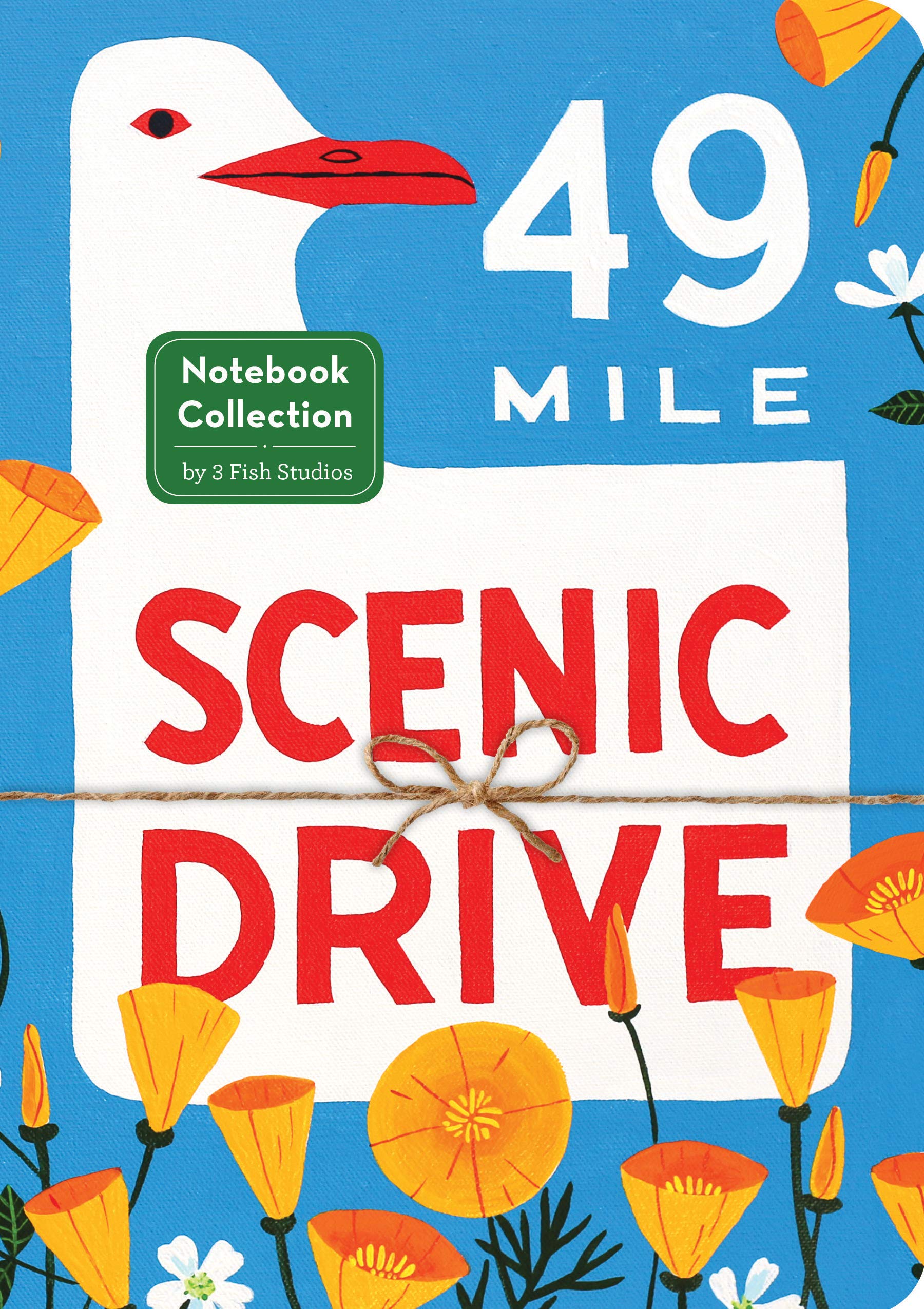 49-Mile Scenic Drive Notebook Set - San Francisco Travel Journal Collection with California Landmark Artwork | Perfect for Road Trips, Travel Memories & Gift Giving