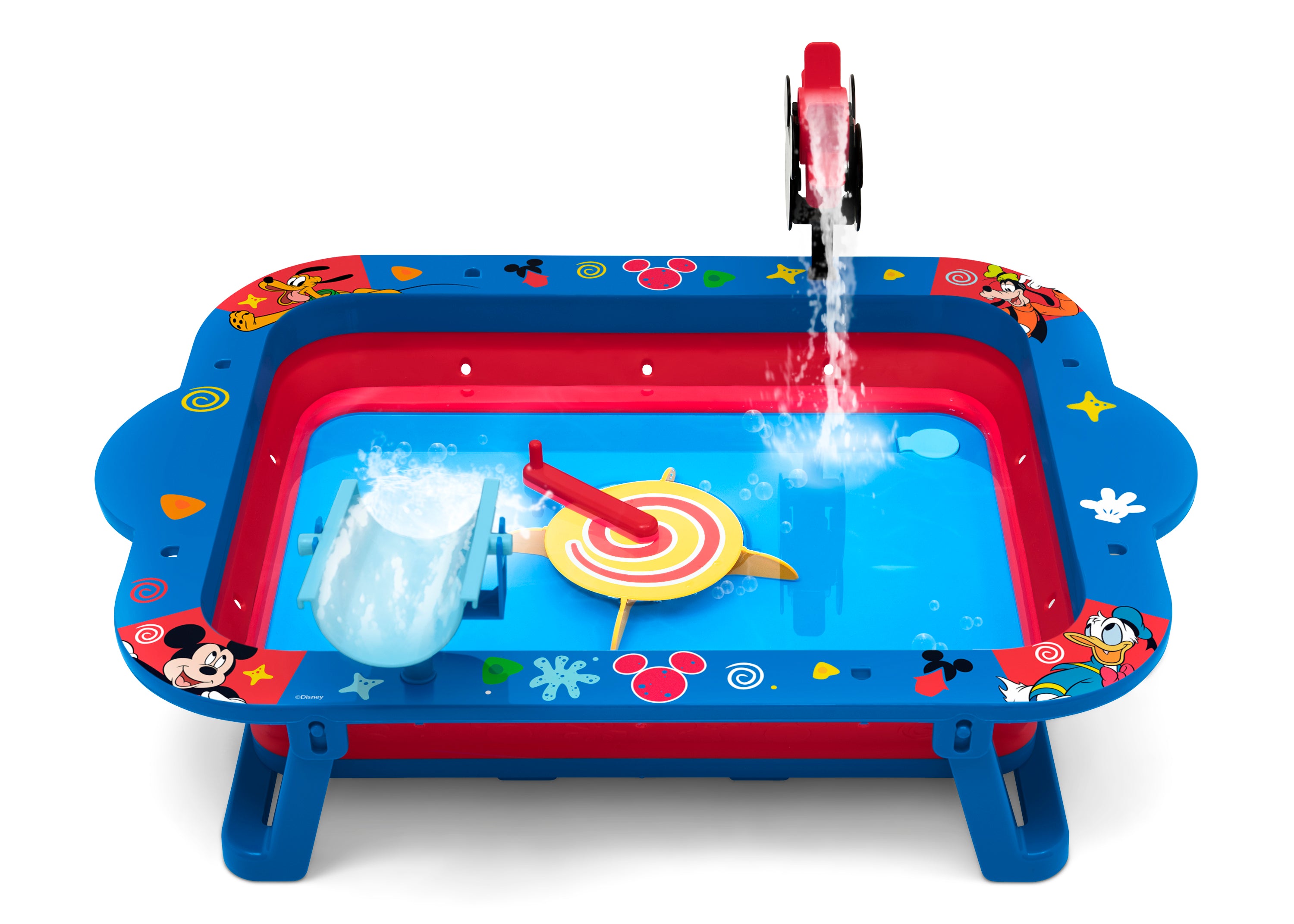 Mickey Mouse Water Play Table for Kids - Collapsible Portable Toddler Outdoor Water Activity Toy - Perfect for Backyard, Poolside & Summer Fun