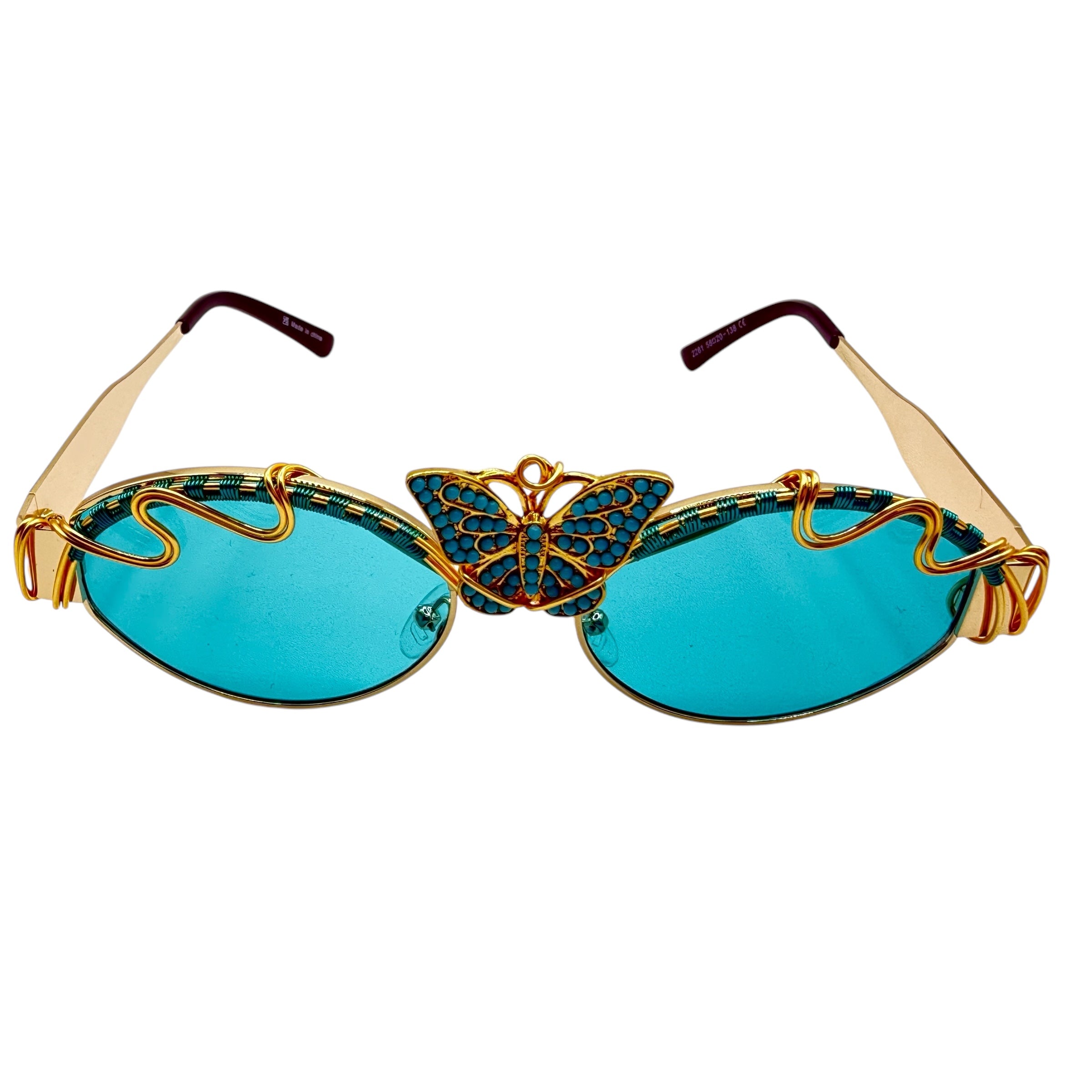 TURQUOISE BUTTERFLY Limited Edition Handmade Jewelry - Elegant Necklace for Women, Perfect for Weddings, Parties & Special Occasions