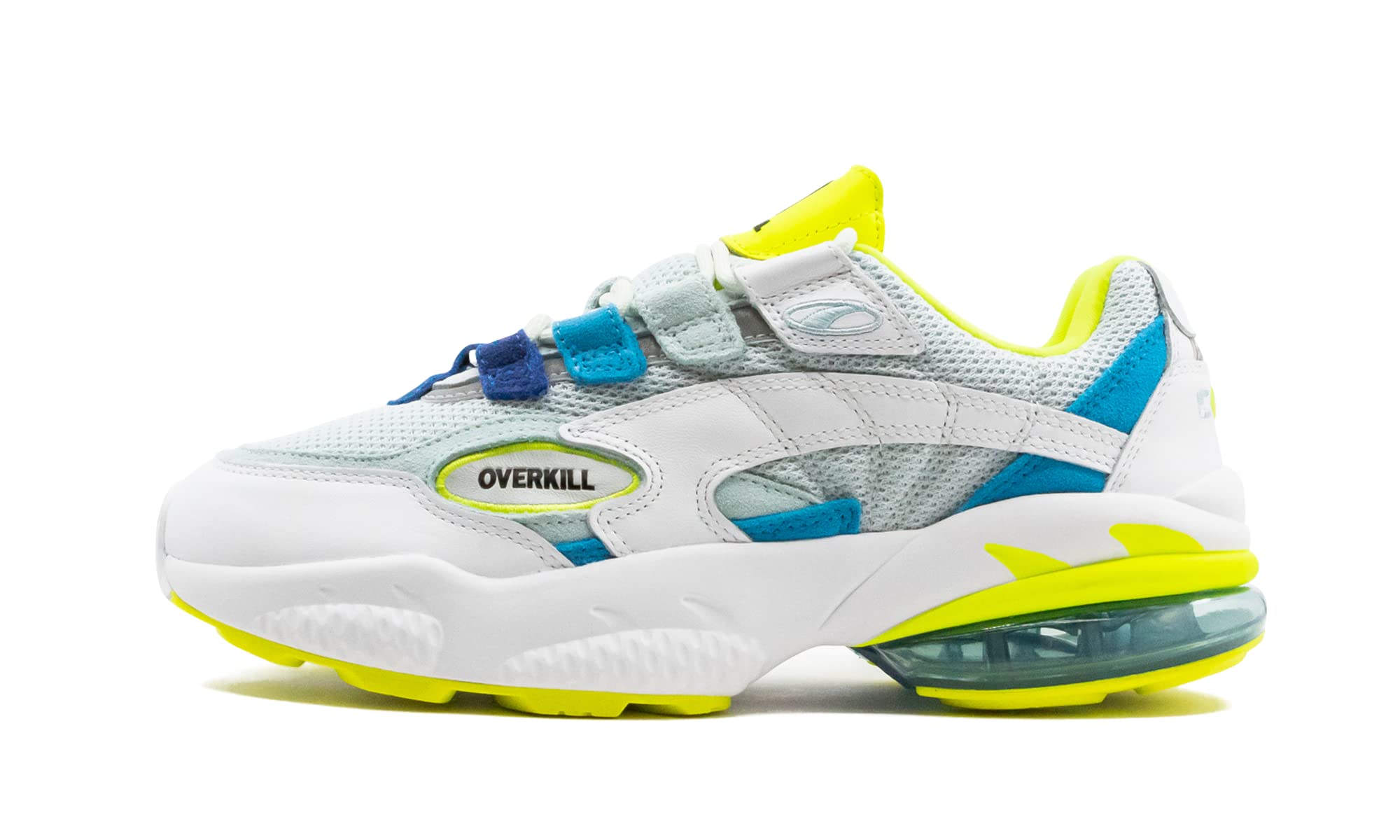 PUMA Men's Cell Venom X Overkill Sneakers - Blue White Yellow Athletic Casual Shoes for Running & Gym Workouts | Comfortable Lace-Up Walking Shoes for Men