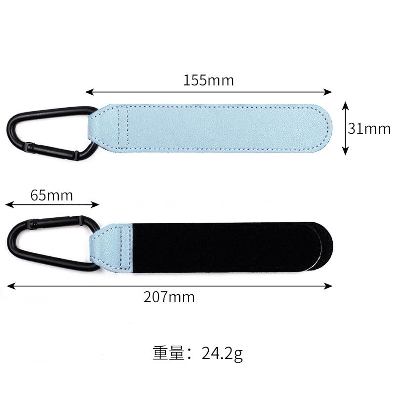 6 PCS Universal Stroller Hooks - Heavy Duty Stroller Clips for Hanging Shopping Bags, Diaper Bags & Purses - Perfect for Moms Walking, Shopping & Travel (Blue, Pink, Gray) - Keep Hands Free While Pushing Stroller or Grocery Shopping