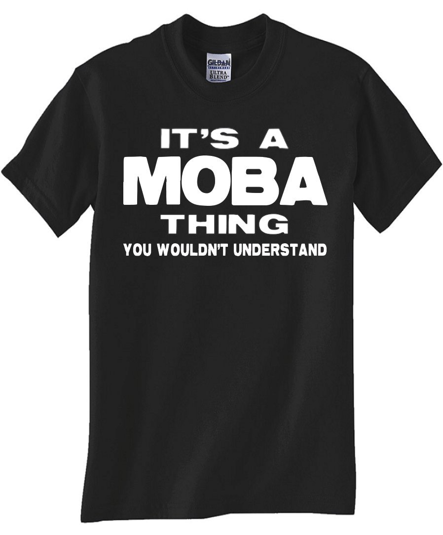 Geek Chic MOBA Black T-Shirt for Gaming & Casual Wear