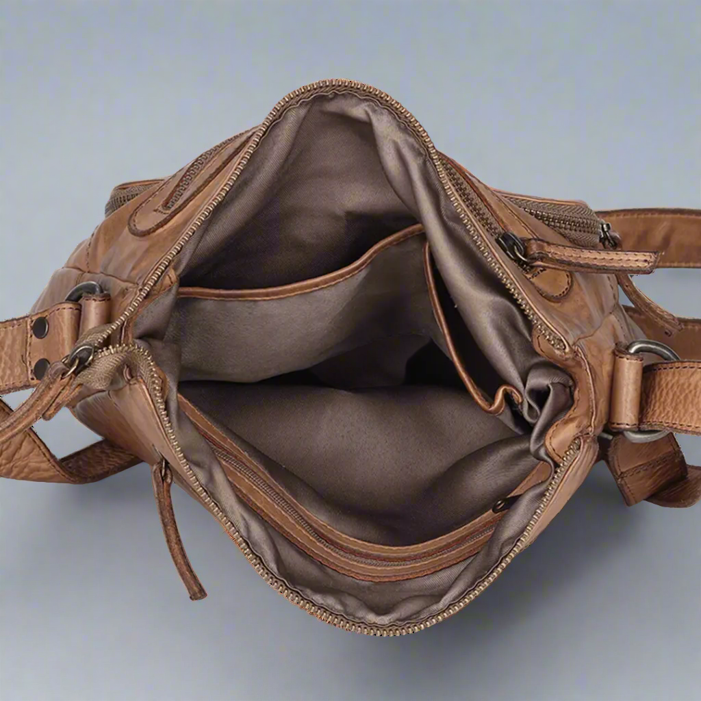 MET Front Organizer Crossbody Bag for Women - Stylish & Functional Small Shoulder Bag with Multiple Pockets - Perfect for Travel, Work, and Everyday Use