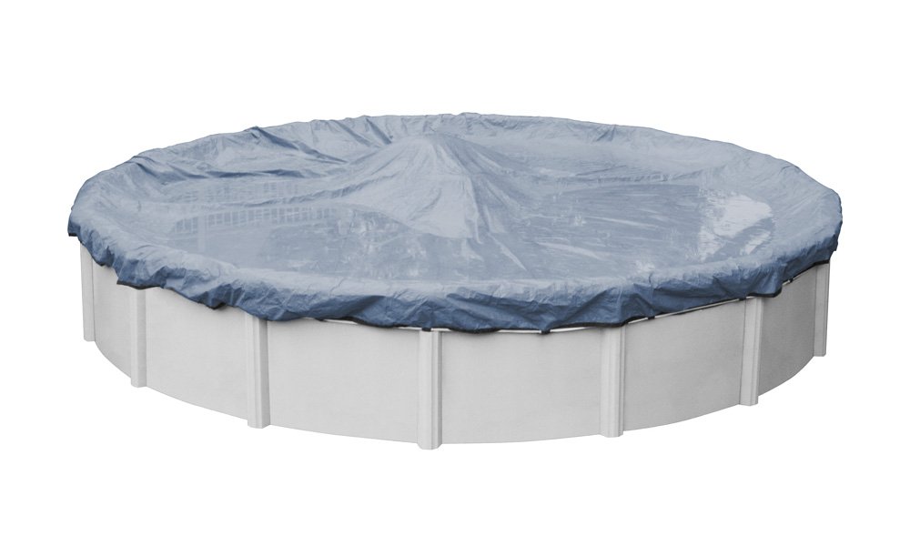 Robelle 4628 Value-Line 28-Foot Round Above Ground Winter Pool Cover - Heavy Duty Protection for Inground & Outdoor Swimming Pools - Perfect for Cold Weather & Snow Season