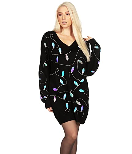 Iridescent Lights Oversized (Black)
