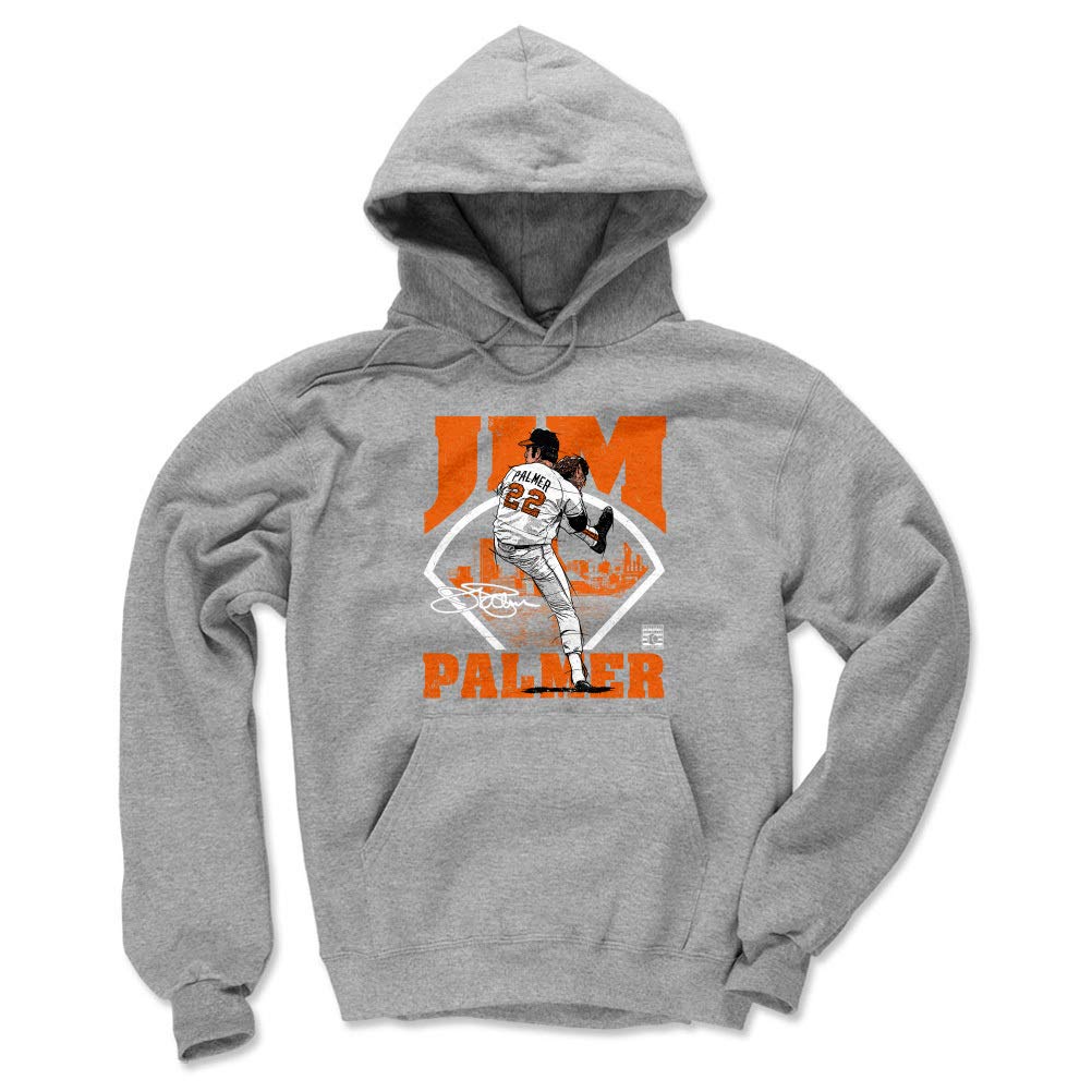 500 LEVEL Jim Palmer Sweatshirt - Vintage Baseball Hoodie for Men - Officially Licensed MLB Apparel - Comfortable Pullover for Game Day & Casual Wear