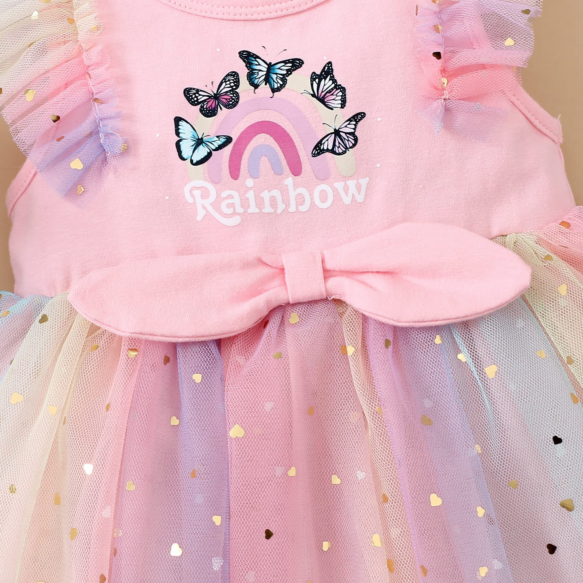 Mioglrie Baby Girl Summer Dresses - Cute Tutu Outfits for Infants & Toddlers | Perfect for Birthday Parties, Photo Shoots & Playtime