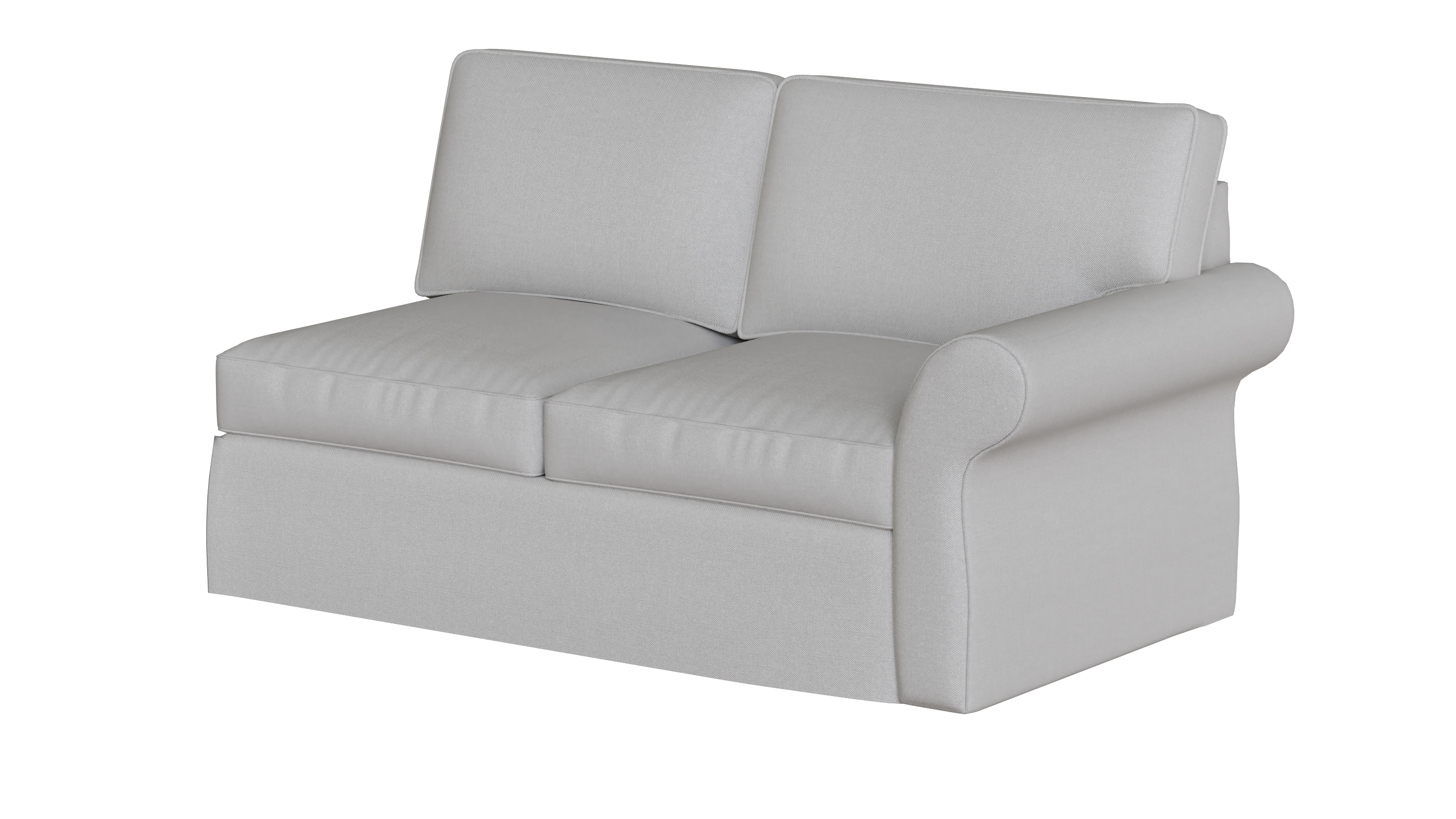 PB Pearce Roll Arm Right Arm Loveseat Slipcover - Premium Sofa Cover Protector for Sectional Components | Perfect for Living Room, Family Room & Home Theater Furniture Protection