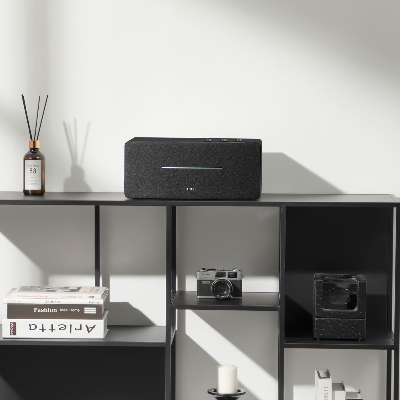 Edifier D12 Bluetooth 5.0 Computer Speakers - 70W RMS Wireless Stereo Desktop Speakers with Subwoofer Line Out, RCA & Aux Input for PC, Monitor, Laptop - Black | Perfect for Home Office, Gaming & Music Streaming
