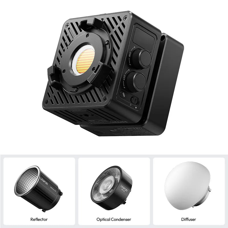 Ulanzi EC65 65W Bi-Color LED Video Light with Adjustable Brightness & Temperature for Photography, Videography, and YouTube Content Creation