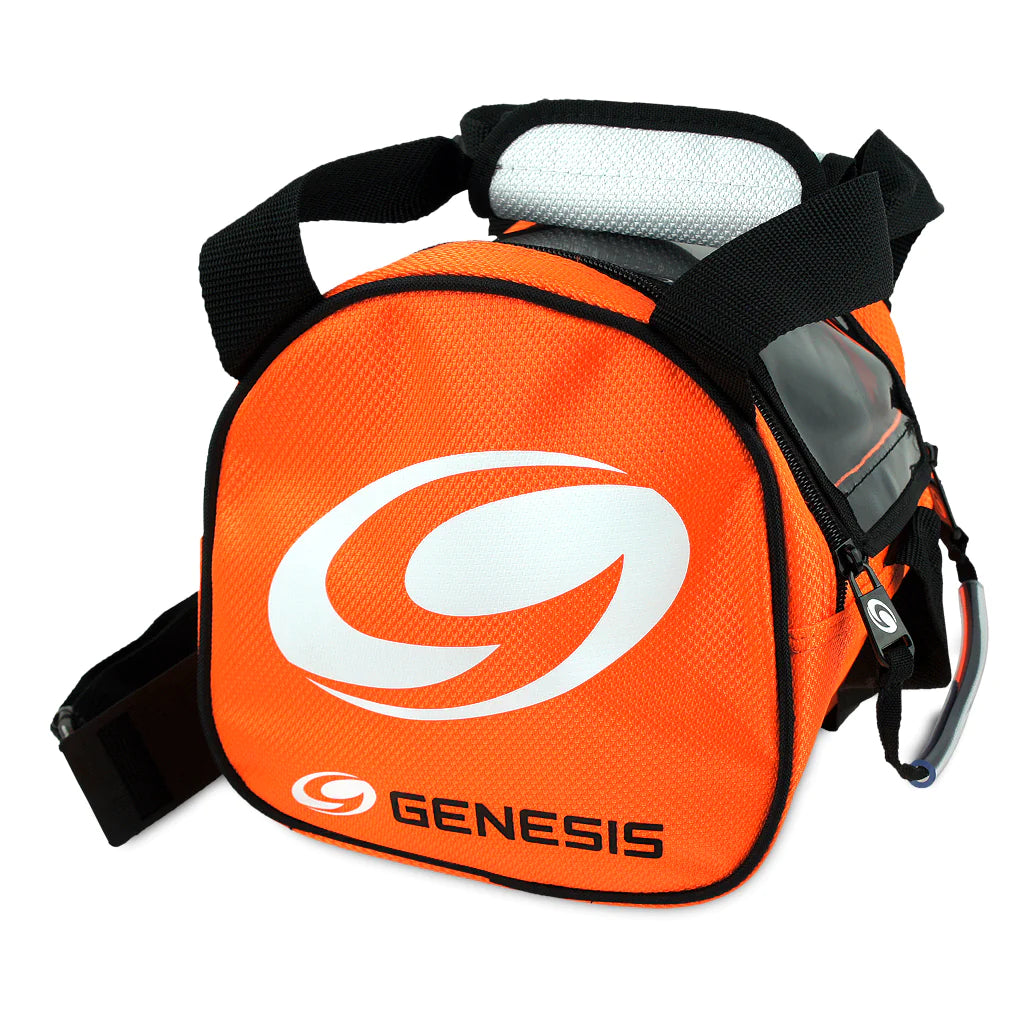 Genesis Single Sport™ Add On Ball Orange Bag - Premium Bowling Bag for Athletes & Enthusiasts - Perfect for League Play, Practice & Travel