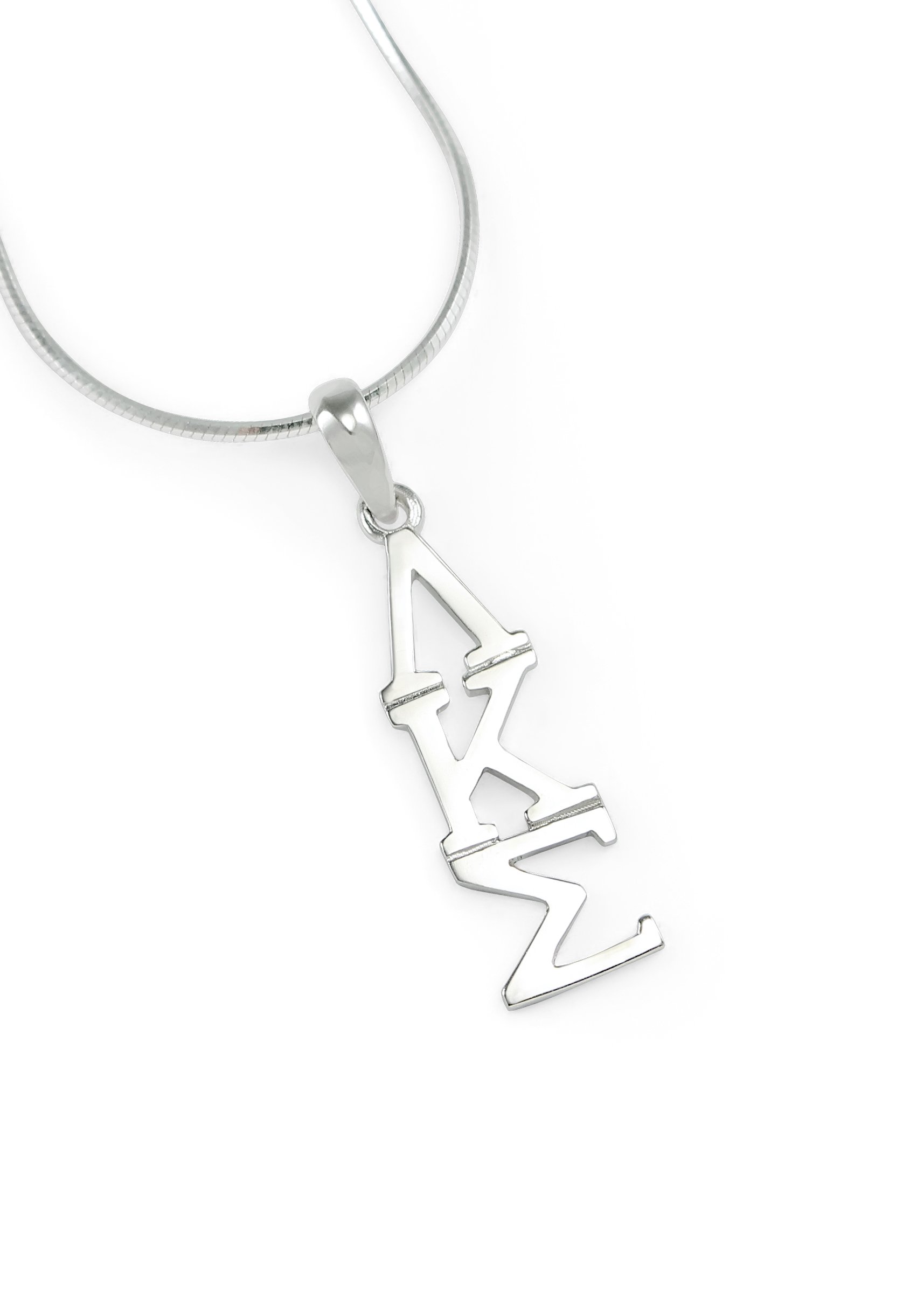 Lambda Kappa Sigma Sterling Silver Lavaliere Pendant - Official Fraternity Jewelry for Sorority Sisters - Perfect for Graduation Gifts & Greek Life Events