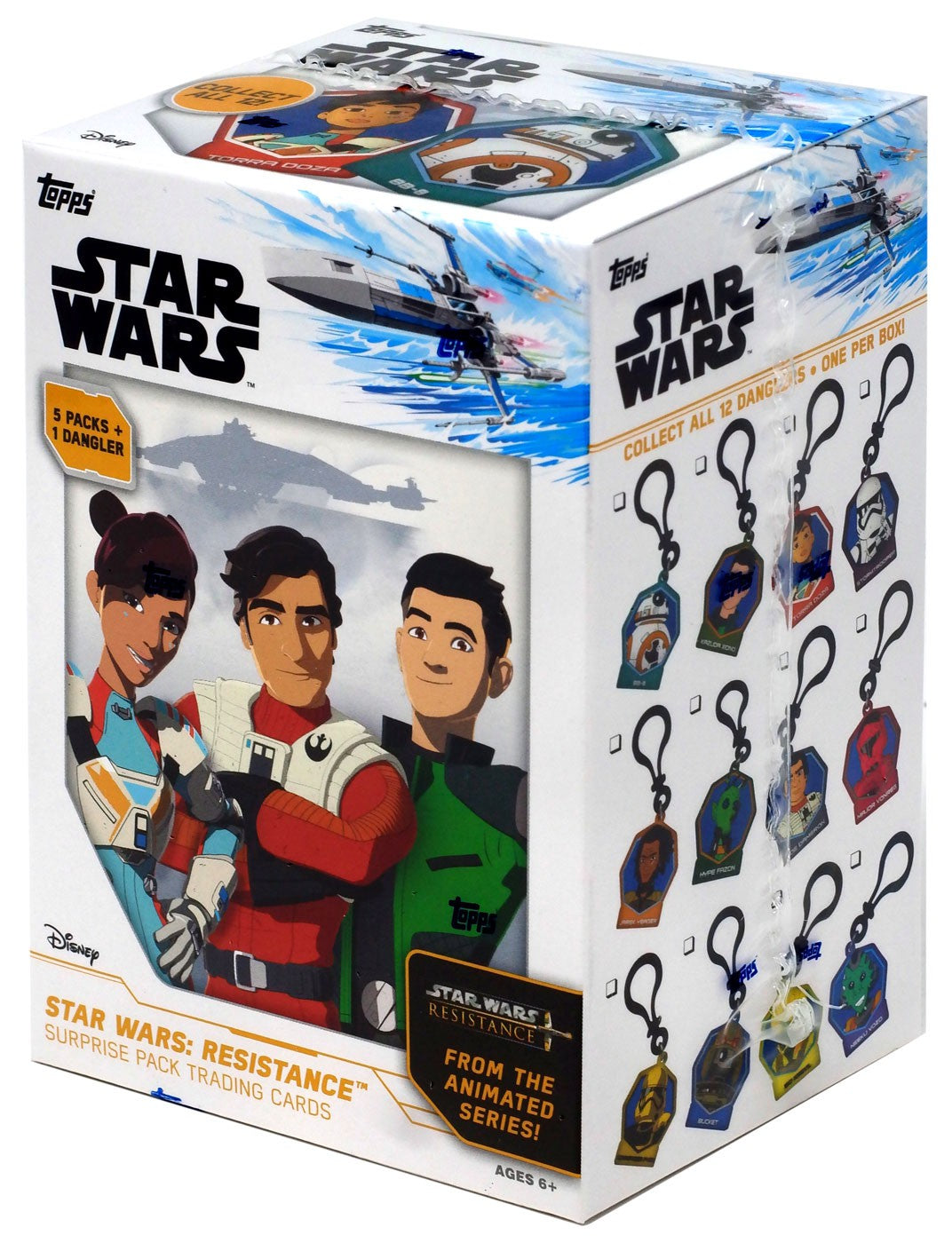 2019 Topps Star Wars Resistance Sealed Blaster Box - 10 Packs with 5 Cards Each | Collectible Trading Cards for Fans & Gift for Star Wars Enthusiasts | Perfect for Game Nights, Collecting, and Display