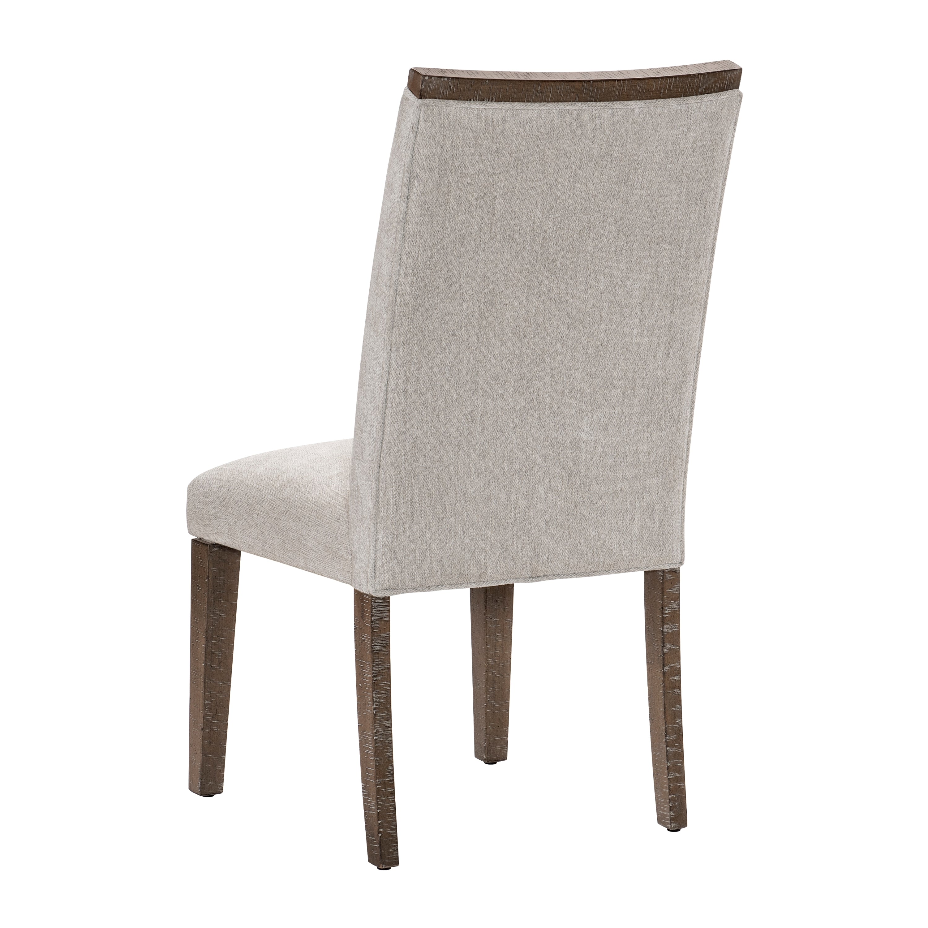 Modern Dining Chairs Set of 2 - Brown Wooden Side Chairs with Contemporary Design for Kitchen, Dining Room & Breakfast Nook - Sturdy Wooden Furniture for Home Decor