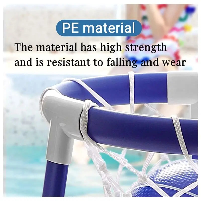 Swimming Pool Basketball Hoop for Kids & Adults - Durable Water Basketball Net for Fun Pool Games & Outdoor Water Activities