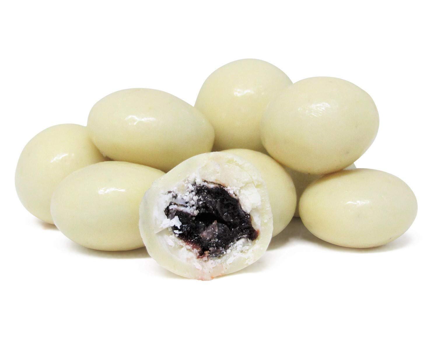 Premium White Chocolate Covered Cherries - 3 lbs Bulk Jumbo Container - Gourmet Gift for Holidays, Parties & Dessert Platters