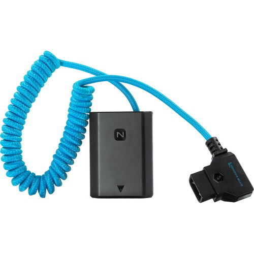 Kondor Blue D-Tap to Sony a7S III Dummy Battery NP-FZ100 Power Cable - Professional Power Supply for Sony a7S III Camera for Film Production, Live Streaming & Photography