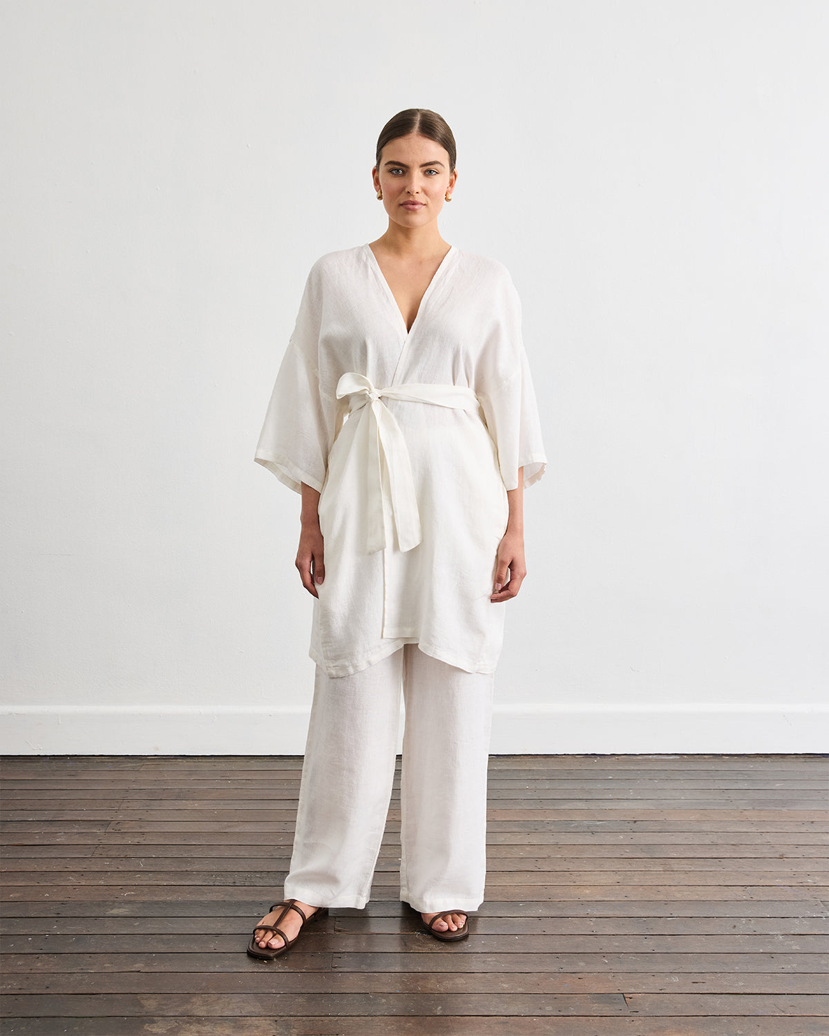 Piazza Linen Pants for Women - Breathable White Linen Trousers | Perfect for Summer, Beach & Casual Wear